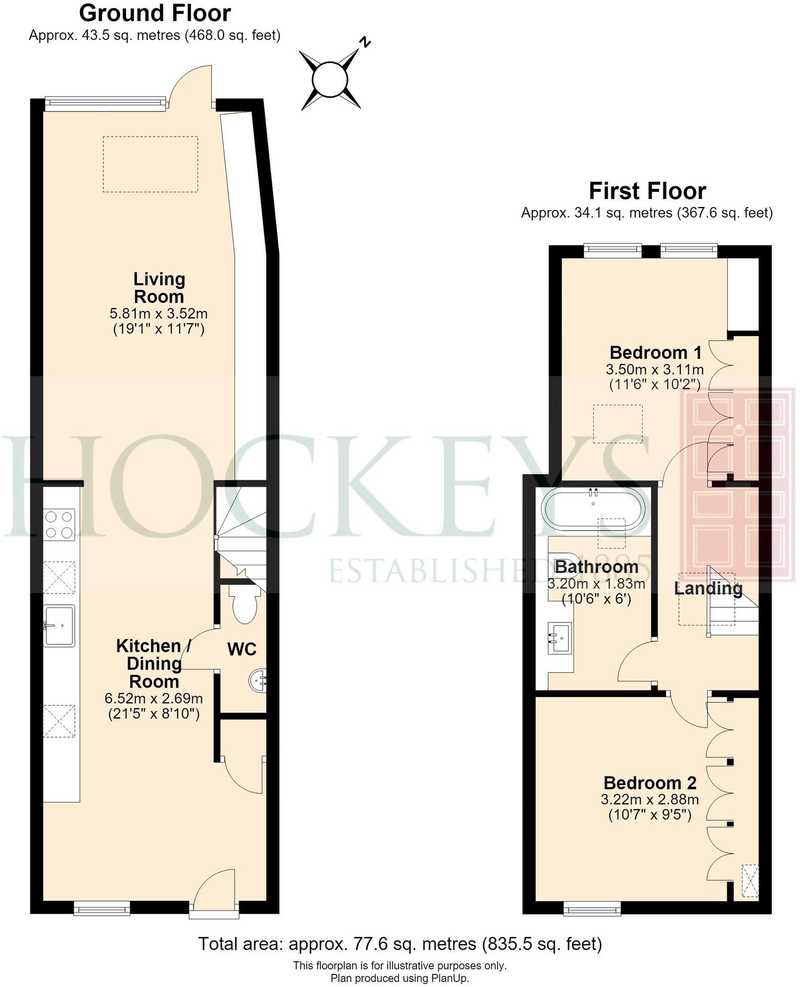 Kingston Street, Cambridge, CB1 floorplan