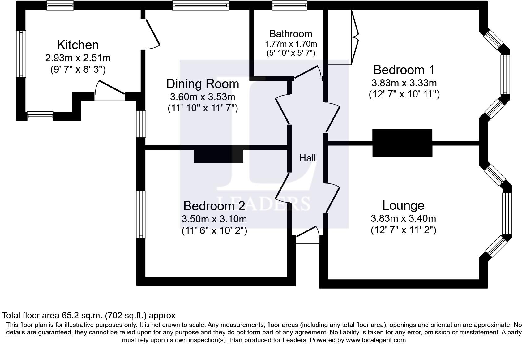 Dingley Road, Oakdale, Poole, BH15 floorplan