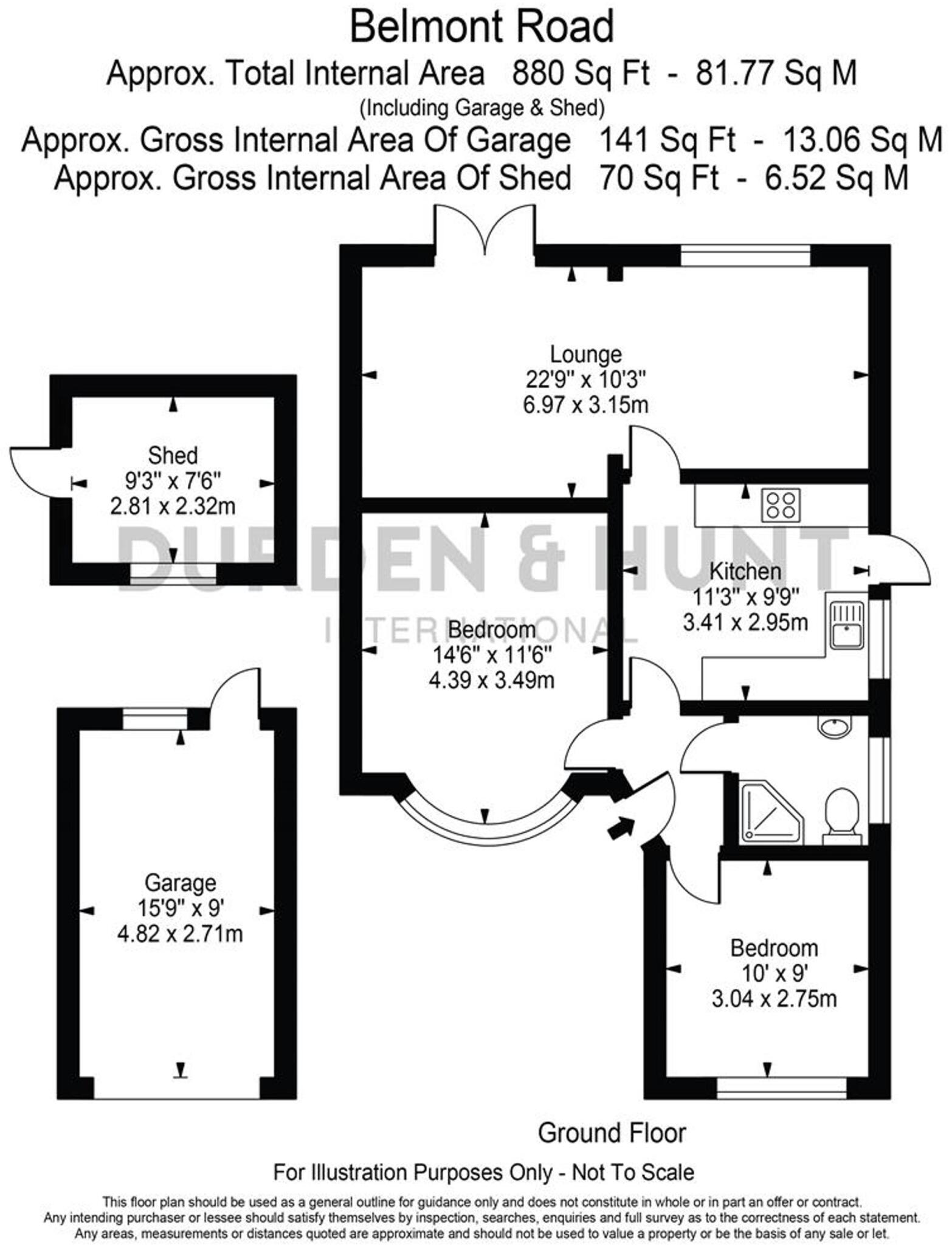 Belmont Road, Hornchurch, RM12 floorplan