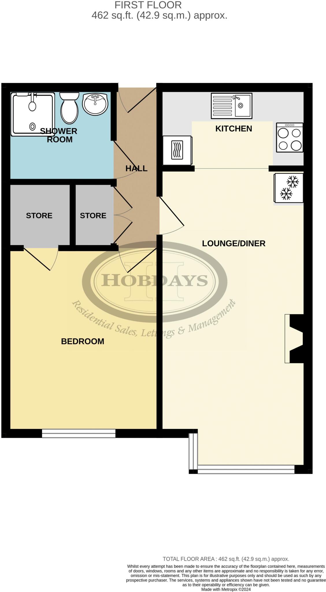 Hertford Mews, Billy Lows Lane, Potters Bar floorplan