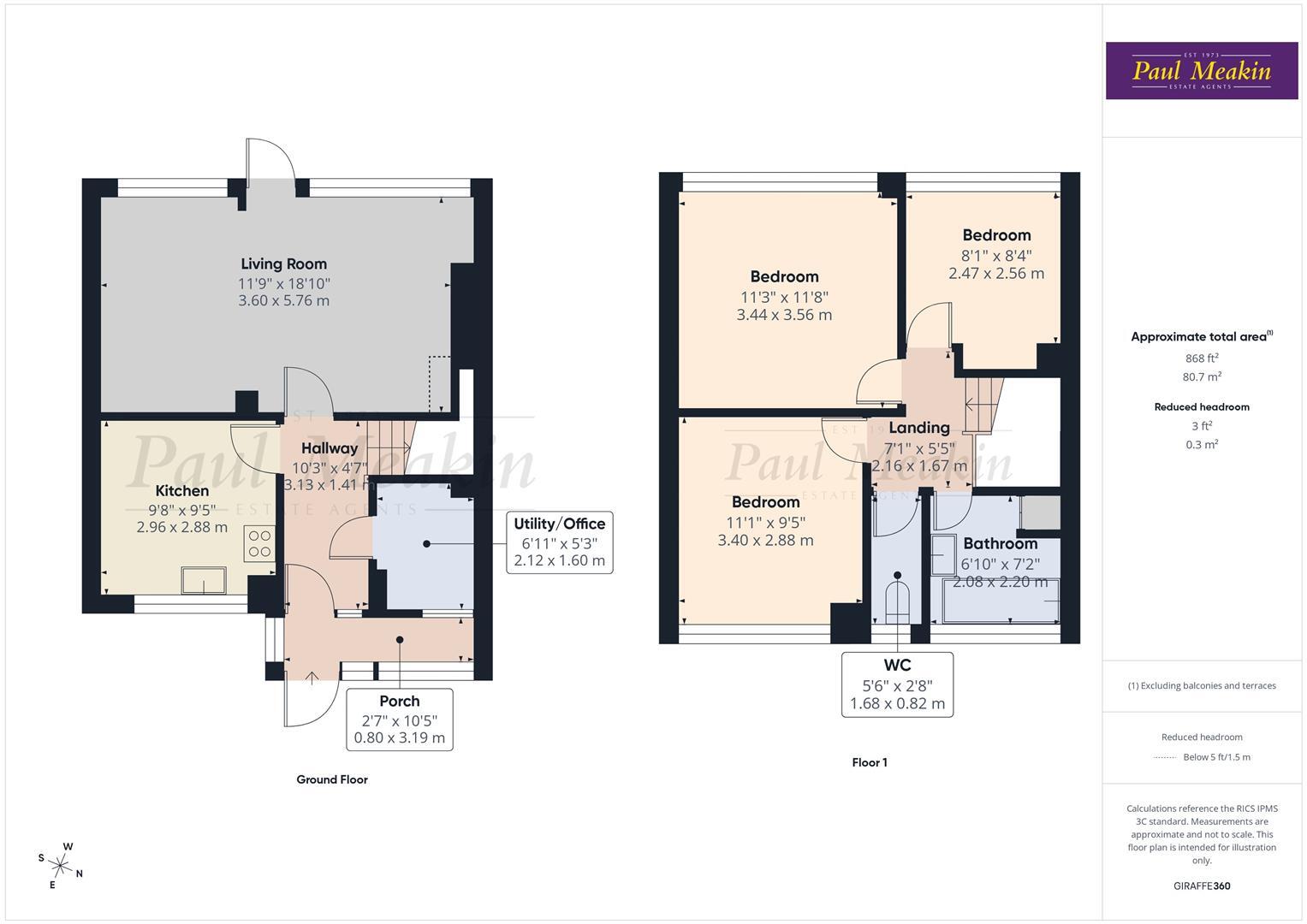 Queen Elizabeths Gardens, New Addington, Croydon floorplan