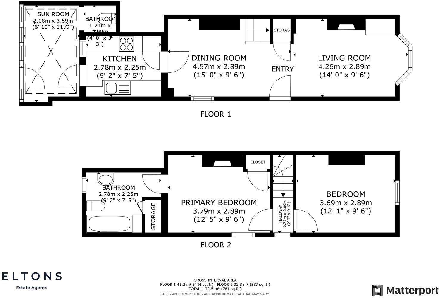 Victoria Street, Horsham floorplan
