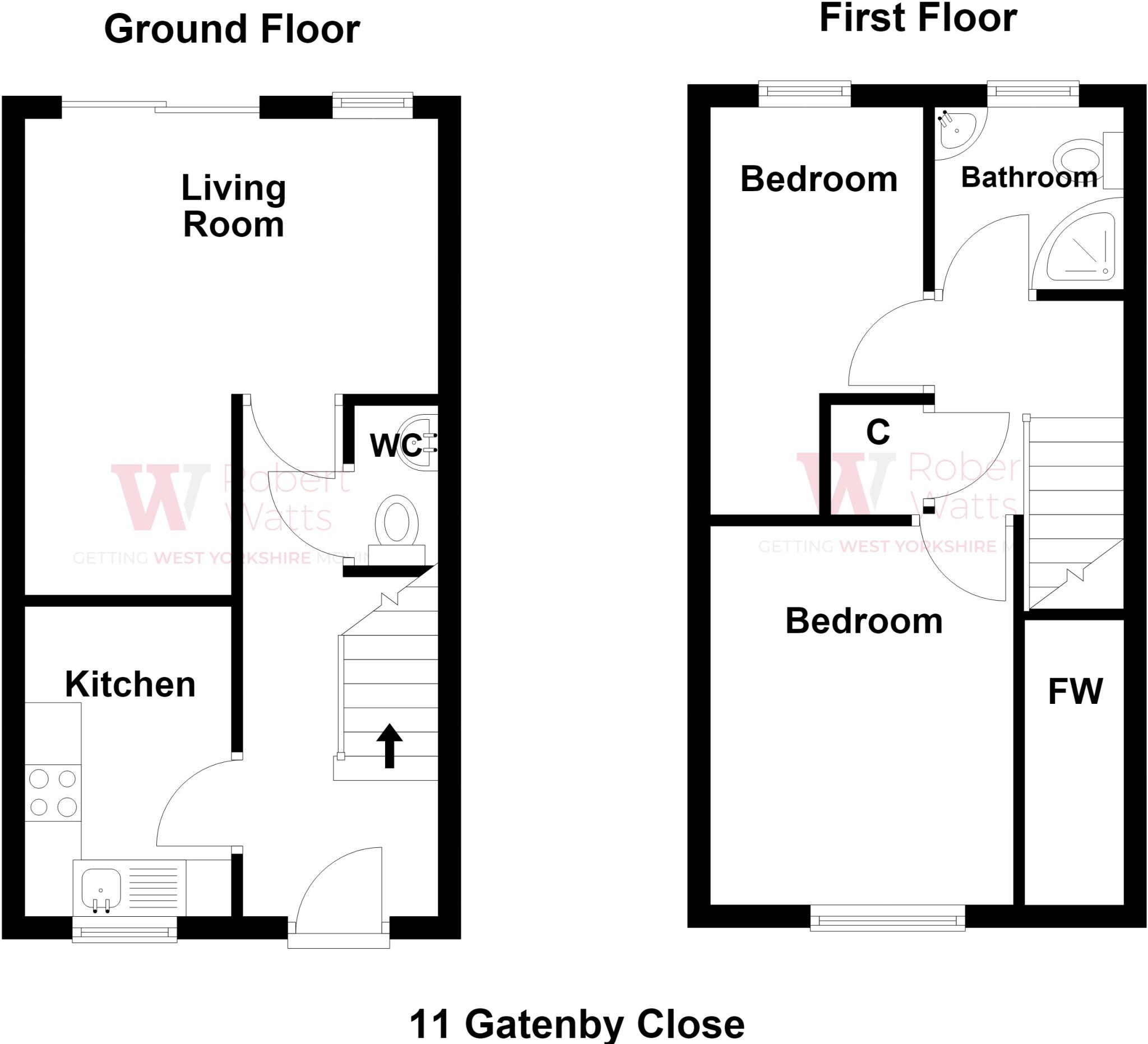 Gatenby Close, Buttershaw, Bradford, BD6 floorplan