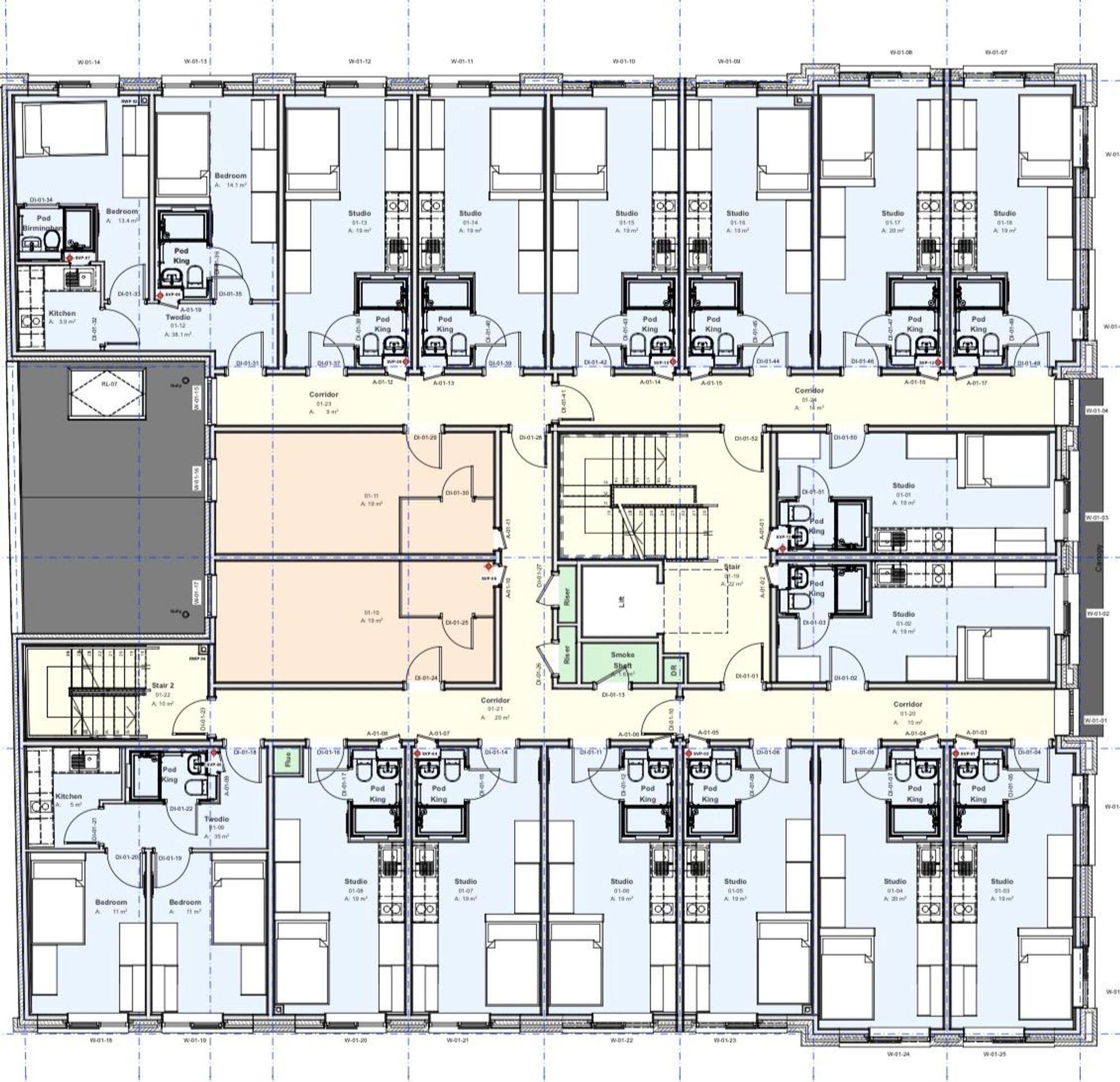 Great George Street, Cabot Circus, BS2 floorplan