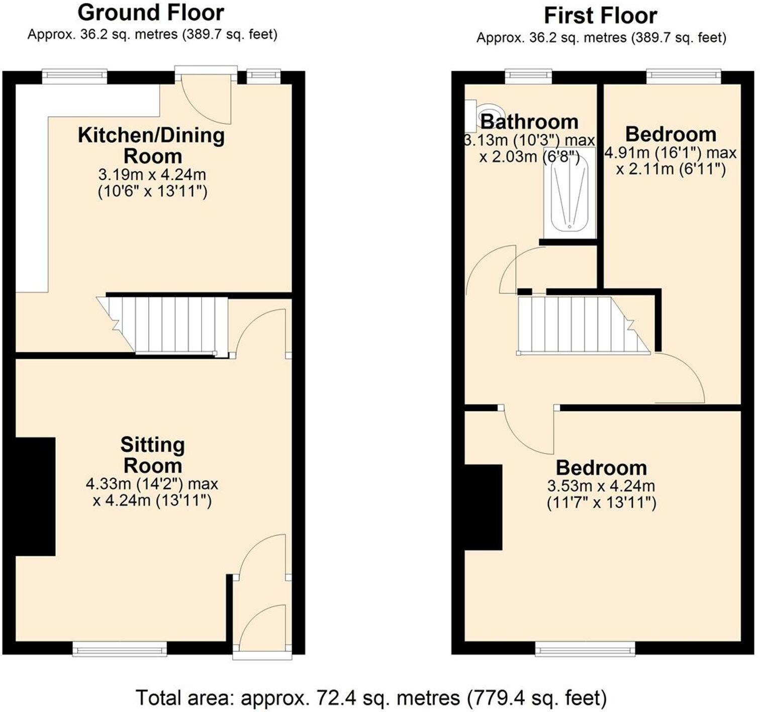 Wigan Road, Atherton, M46 floorplan