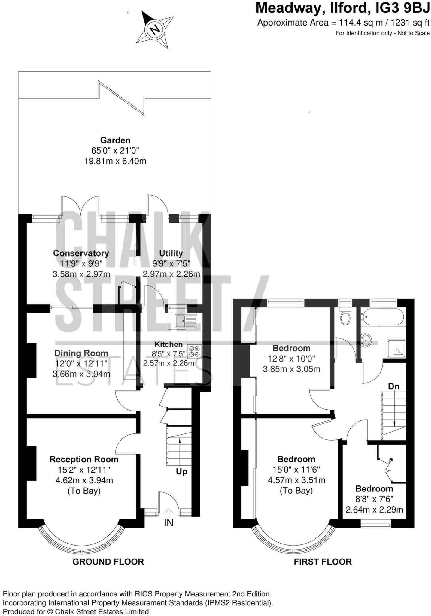Meadway, Ilford, IG3 floorplan
