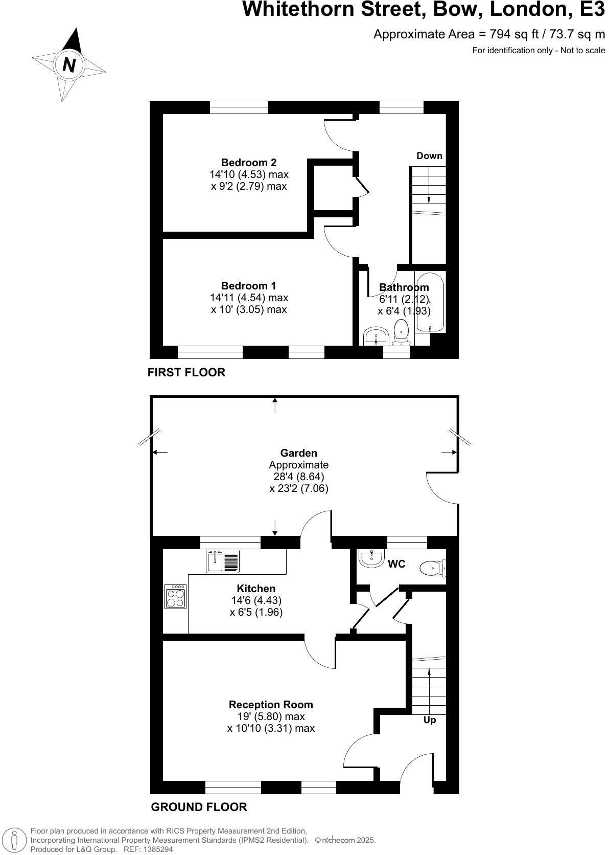 Whitethorn Street, London, E3 4DB floorplan