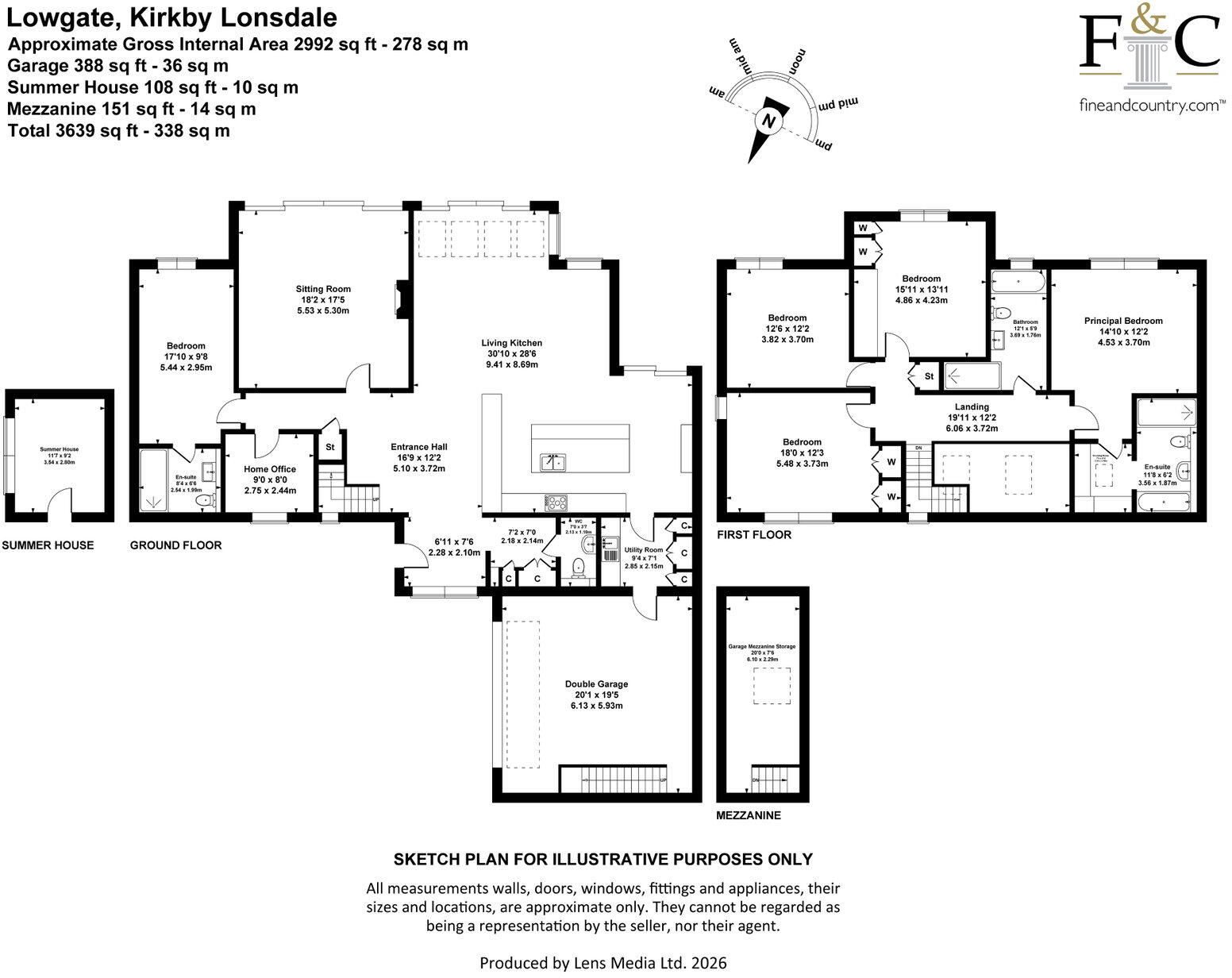 2 Lowgate, Kirkby Lonsdale, LA6 2FY floorplan