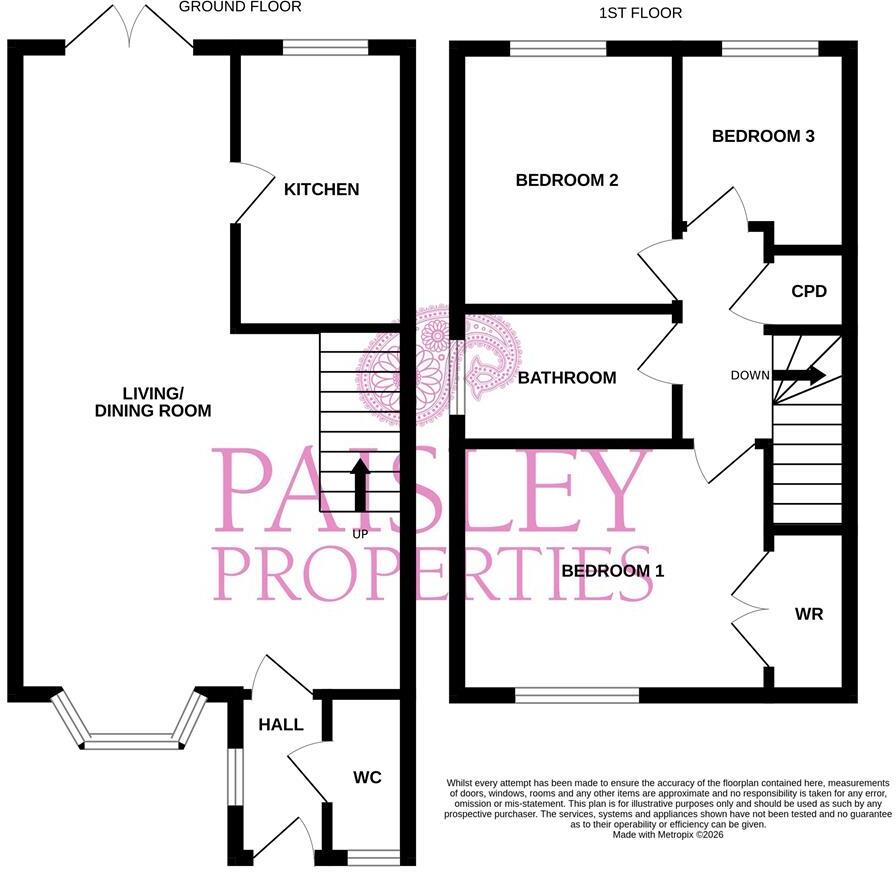 Baildon Way, Skelmanthorpe, Huddersfield, HD8 9GY floorplan