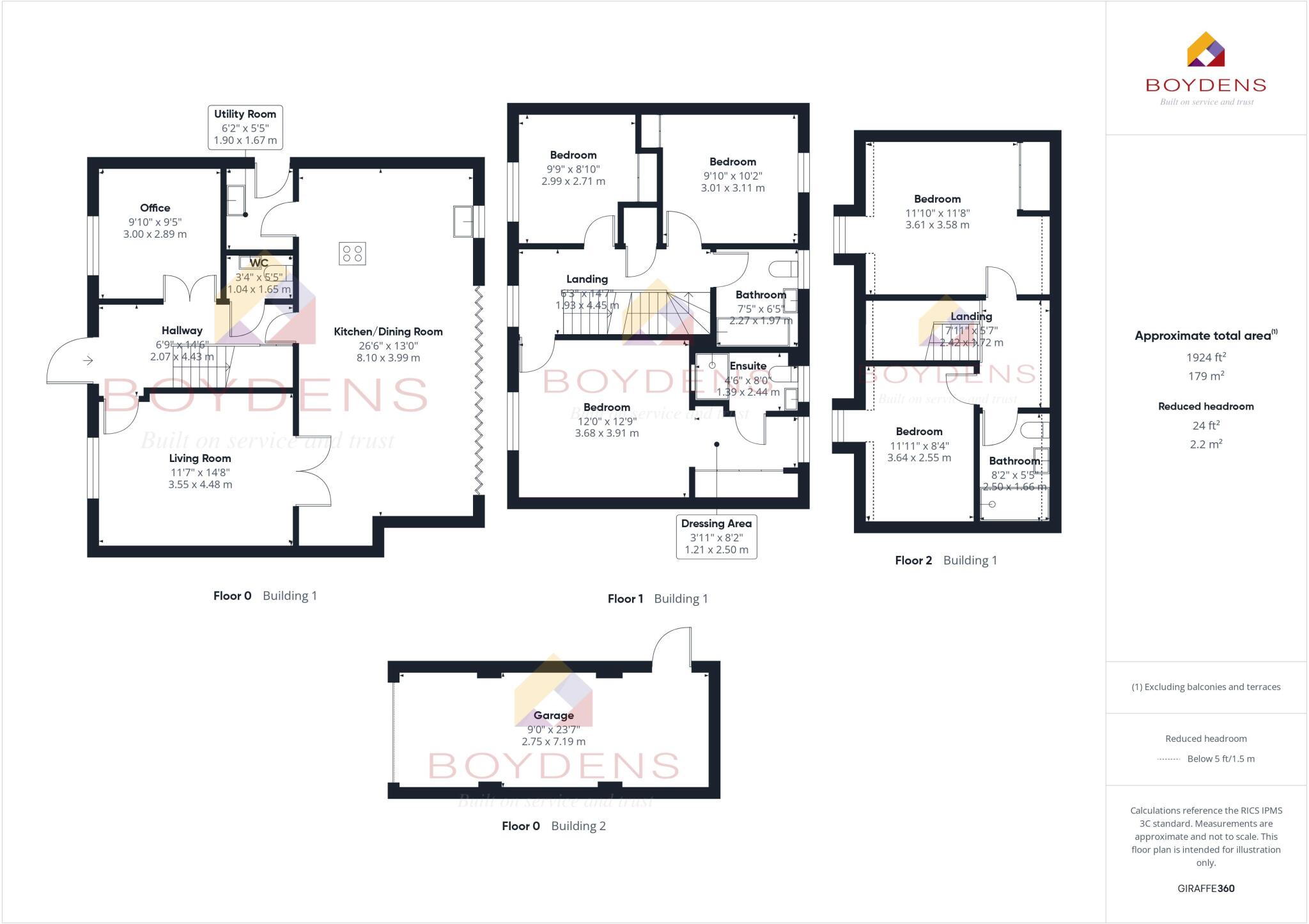 Loveden Way Dunmow floorplan