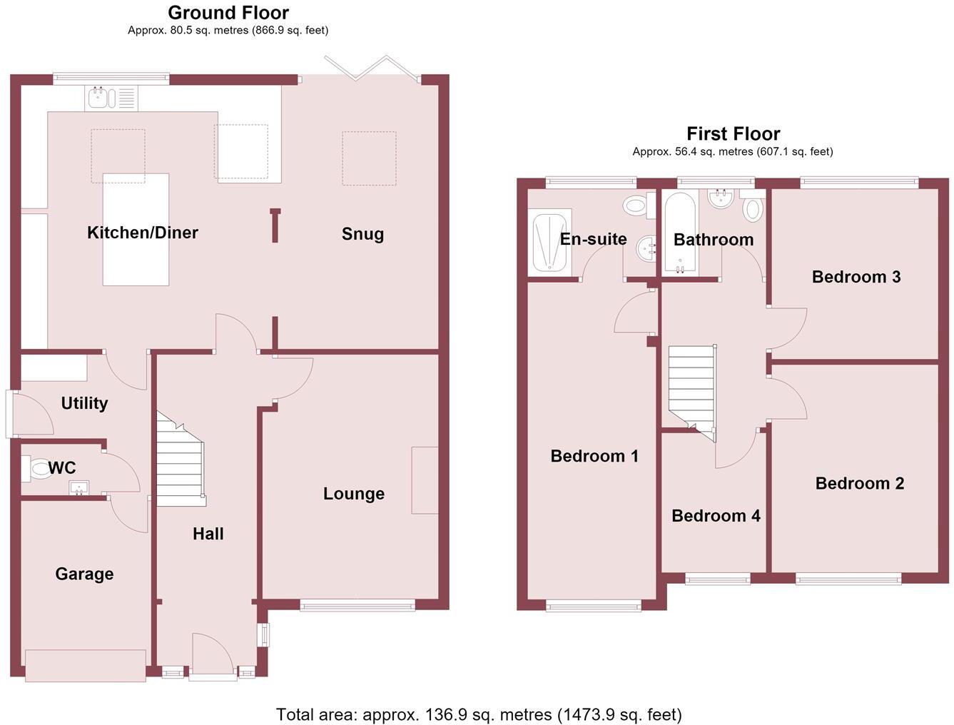 Snabwood Close, Little Neston, Neston floorplan