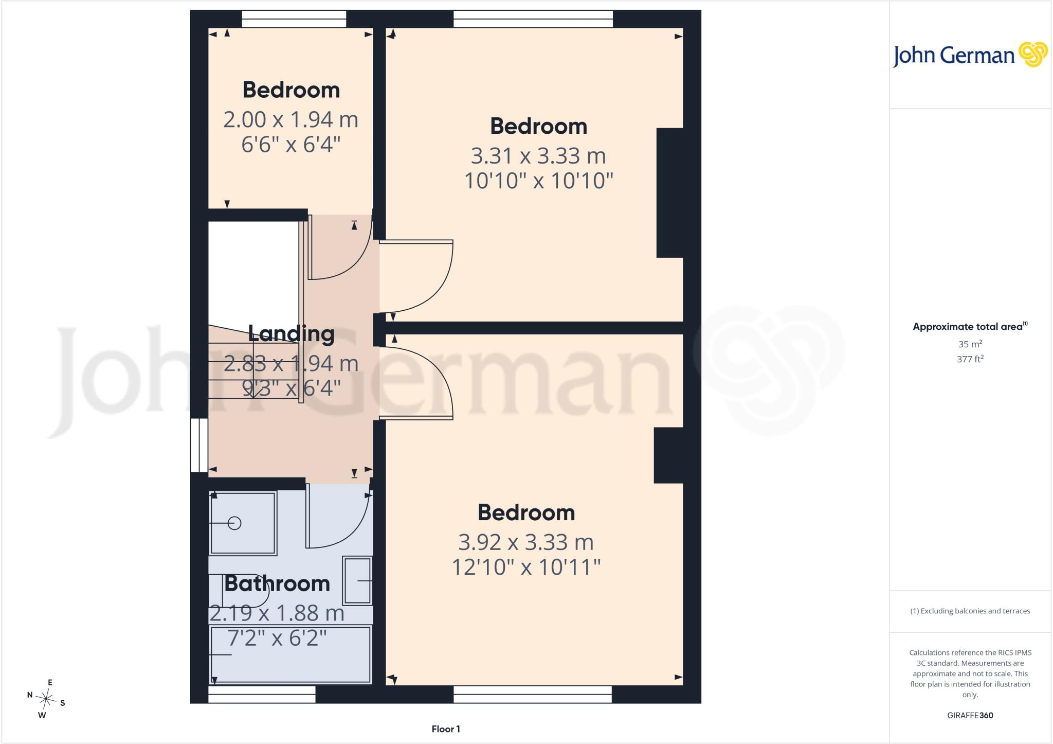 Bedford Street, Derby floorplan
