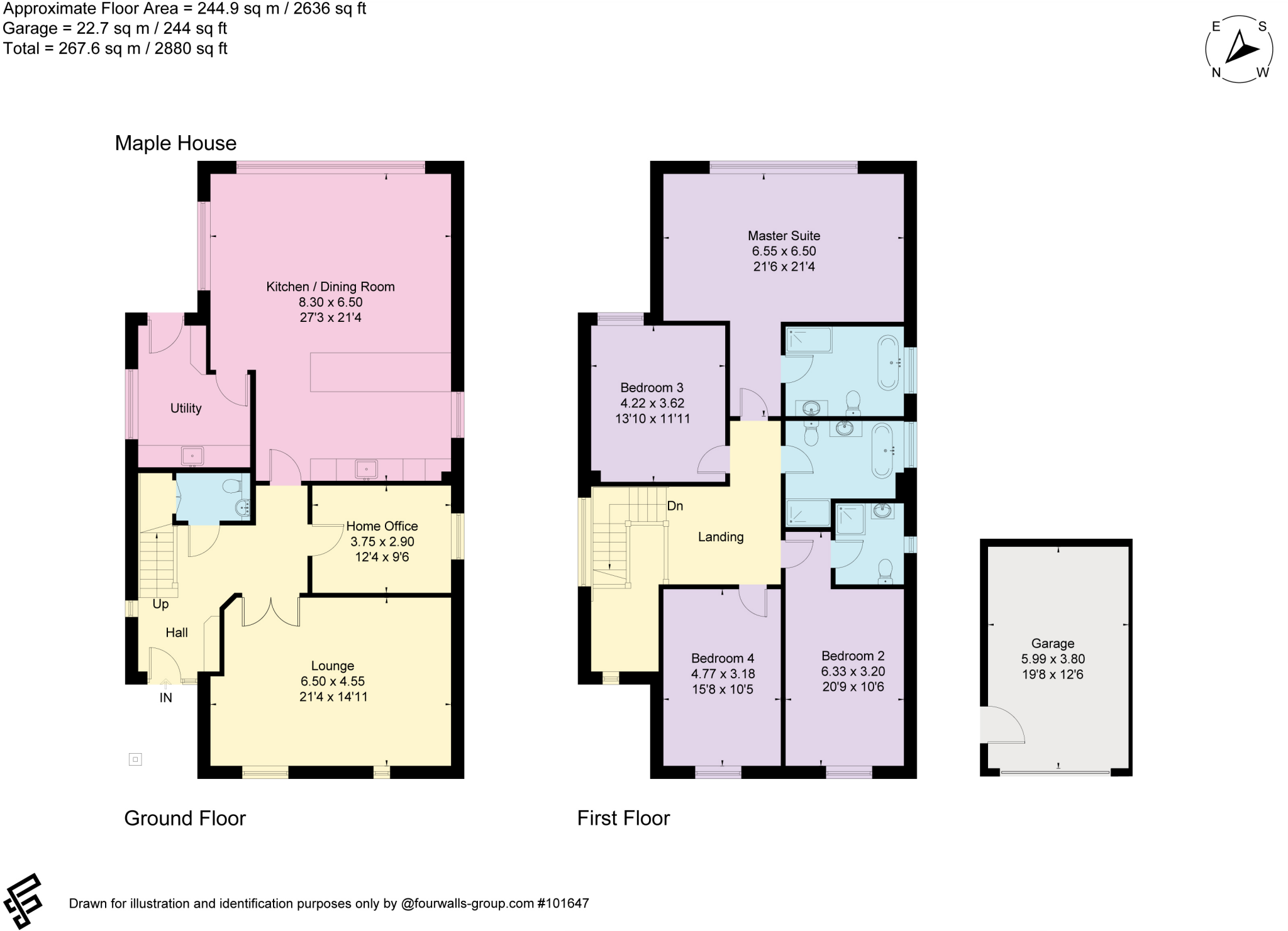 Maple House, Shurdington Road, Cheltenham, GL51 floorplan