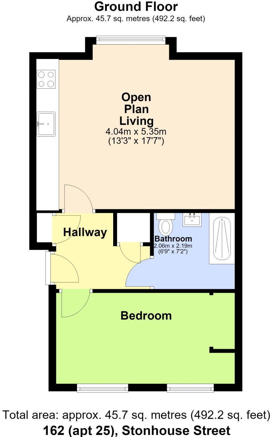 Stonhouse Street, London, SW4 floorplan