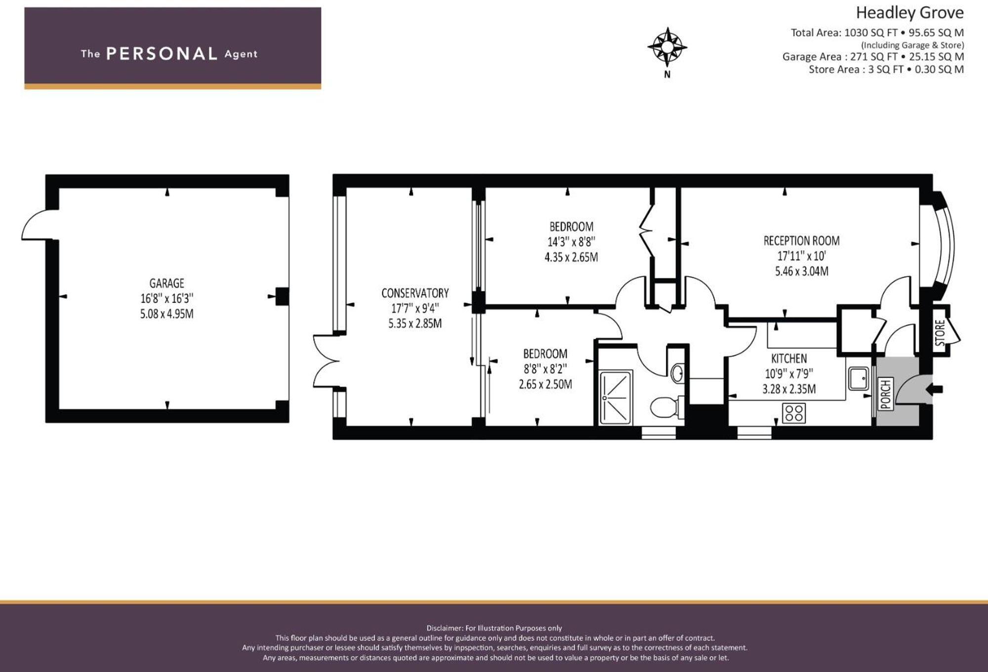 Headley Grove, Tadworth, KT20 floorplan