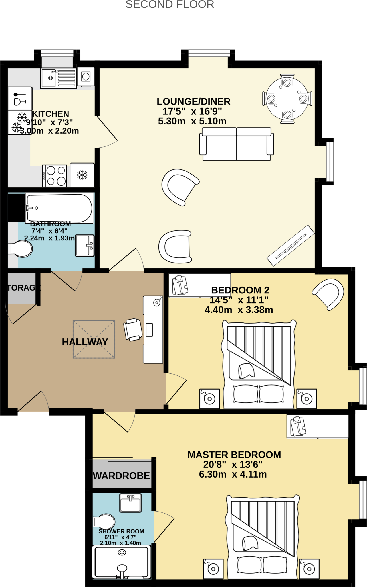 Fleur De Lis, Church Street, Wantage, Oxfordshire floorplan