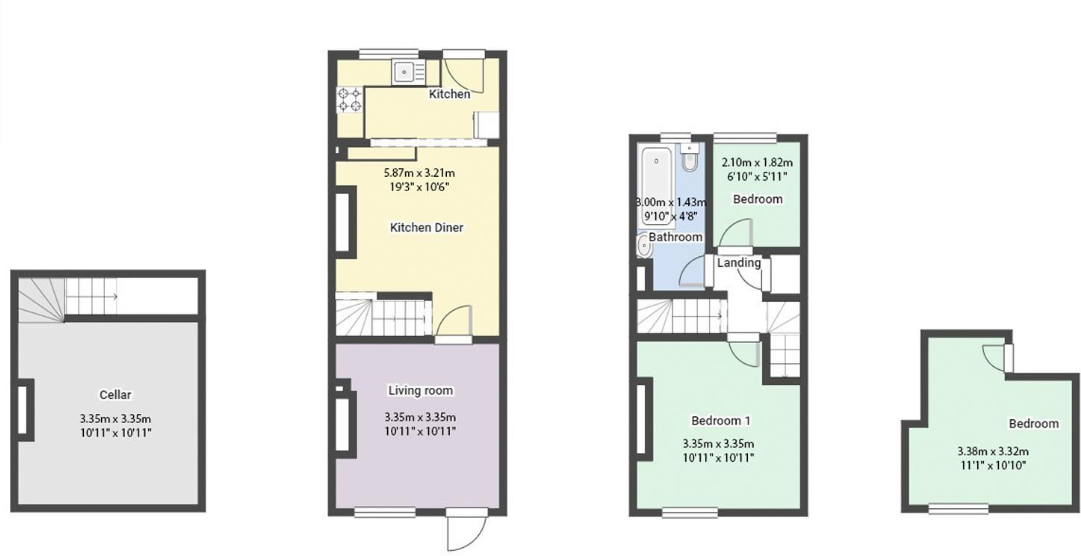 Campbell Grove, Nottingham, NG3 floorplan