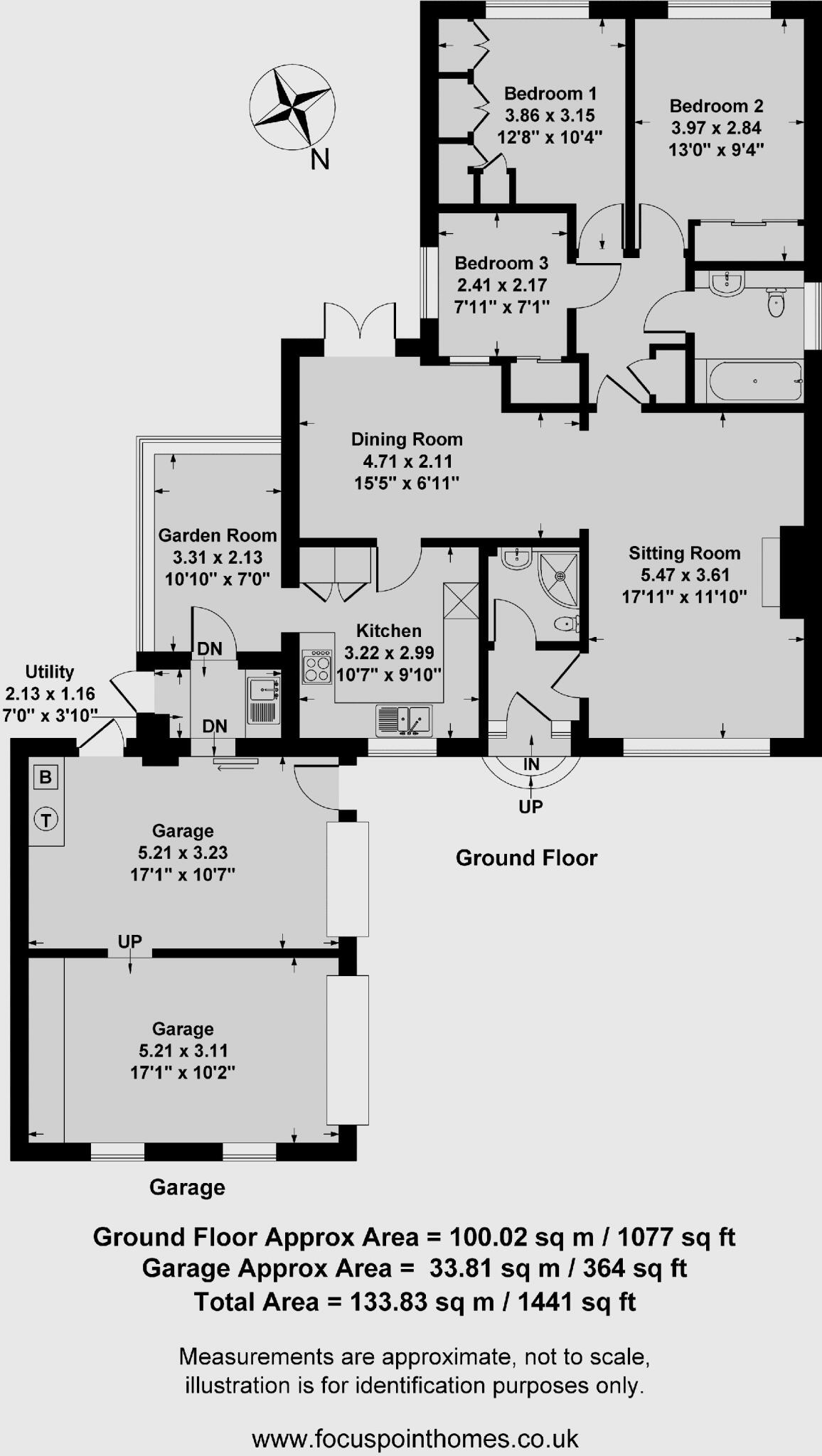 16, Silver Street, Chacombe - No onward chain floorplan