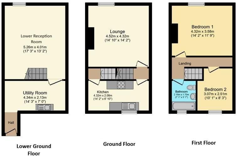 The Common, Dewsbury, WF12 floorplan