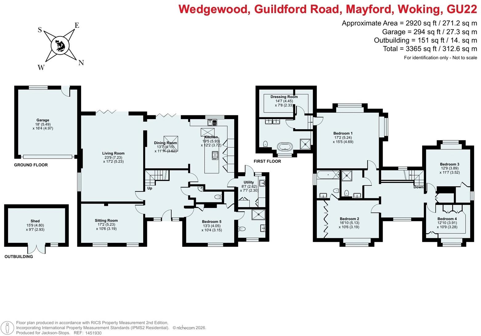 Guildford Road, Mayford, Woking, Surrey, GU22 floorplan