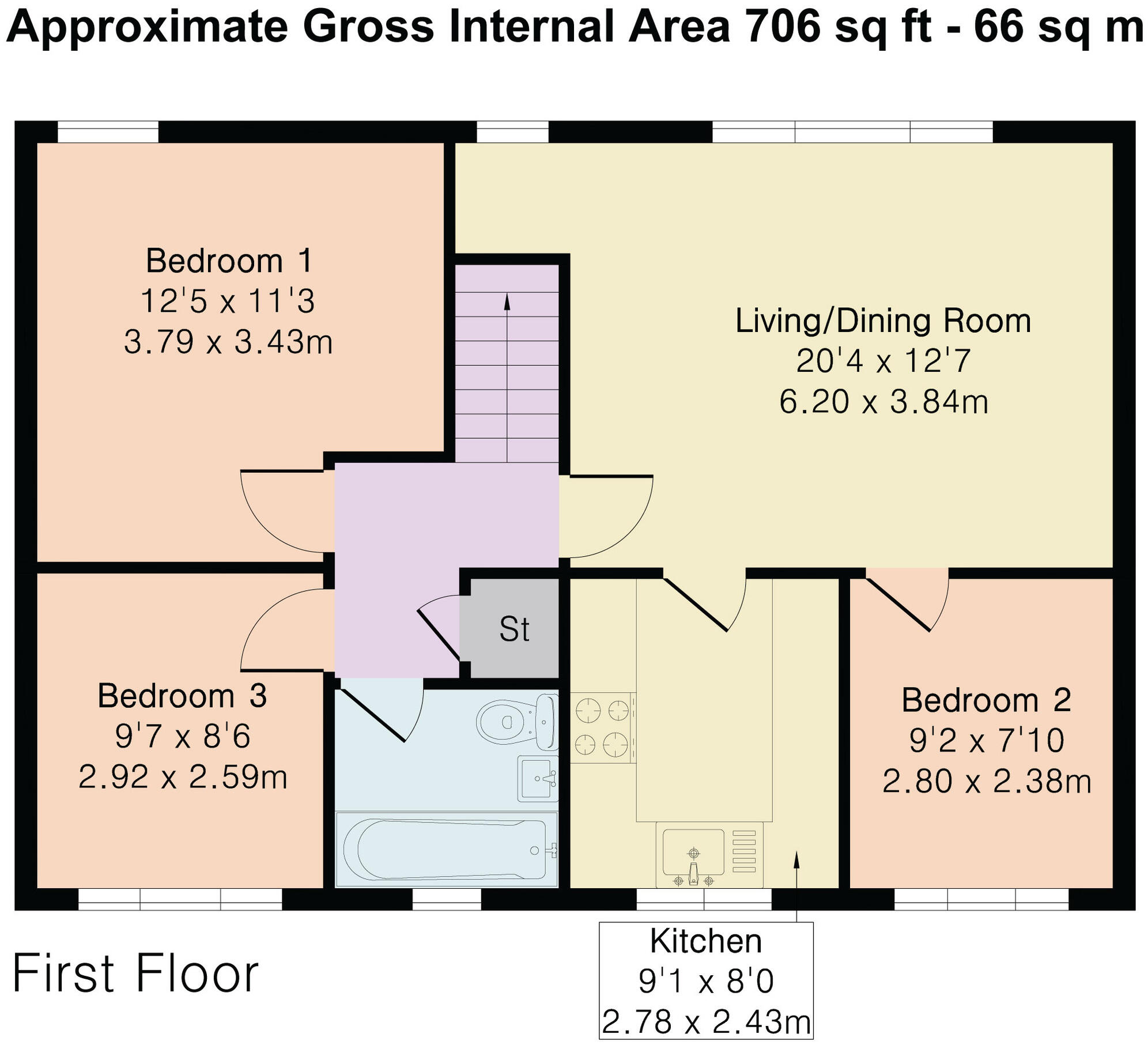 Westminster Court, St. Albans, Hertfordshire floorplan