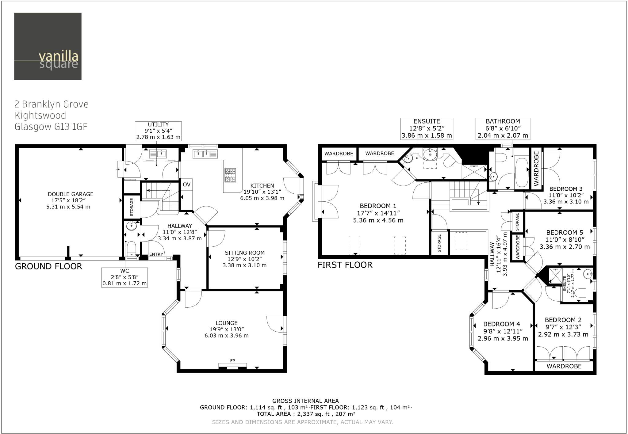 Branklyn Grove, Anniesland floorplan