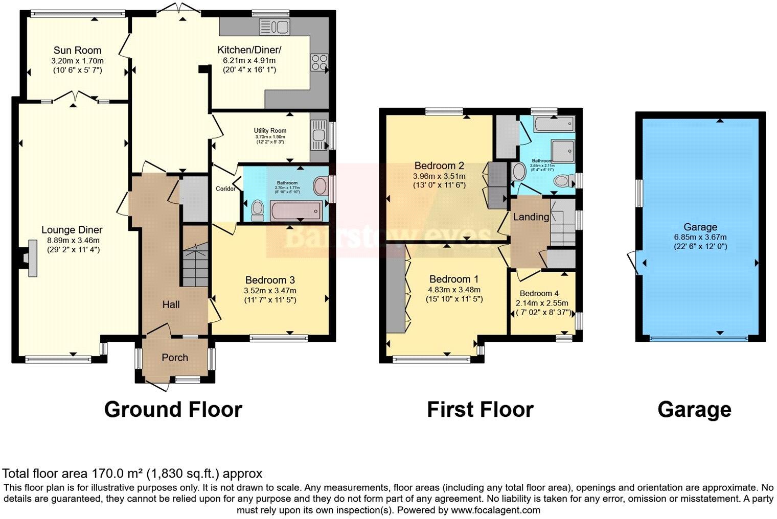 Suttons Lane, HORNCHURCH, Essex, RM12 floorplan