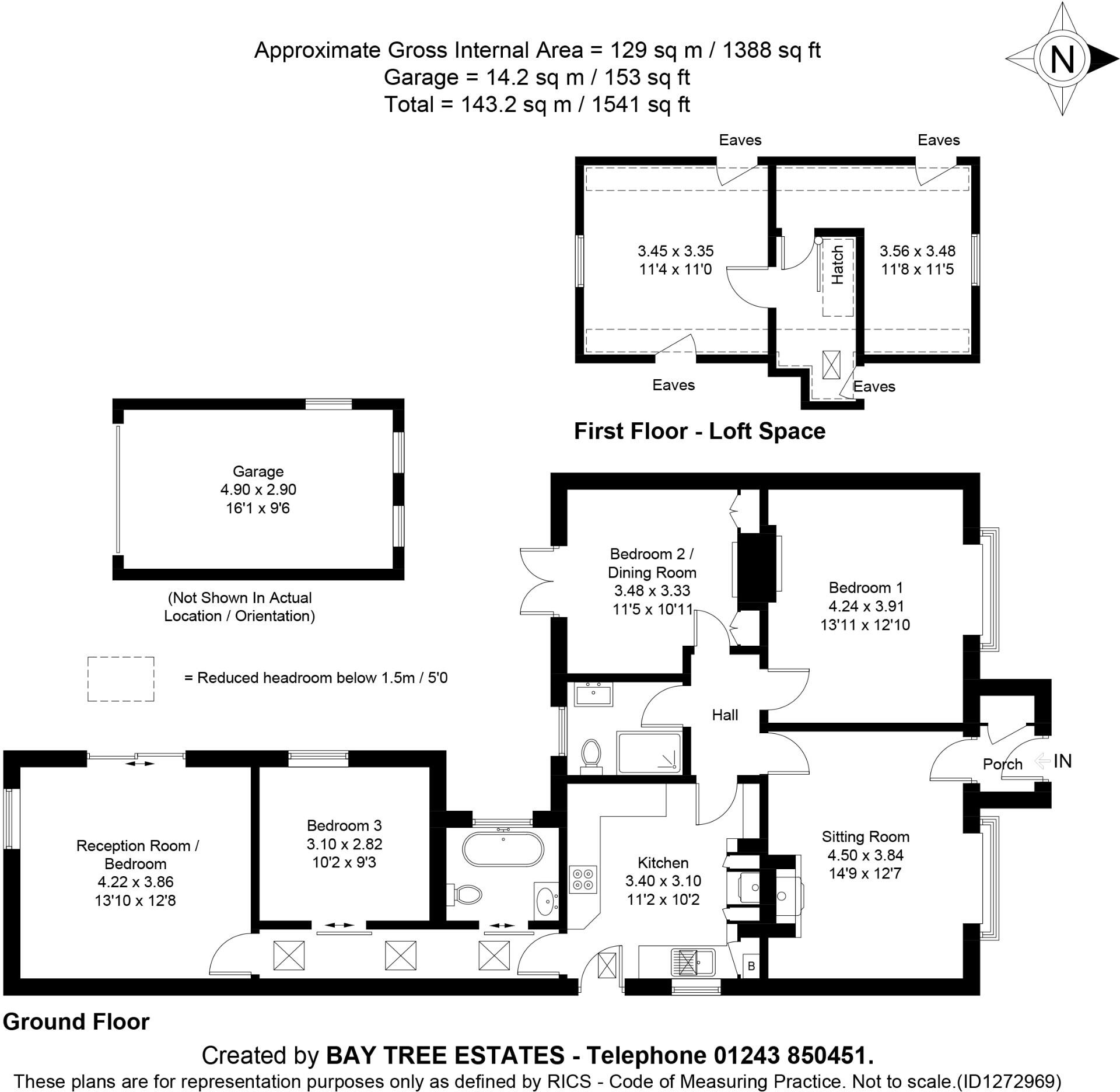 Limmer Lane, Felpham, Bognor Regis, West Sussex, PO22 floorplan