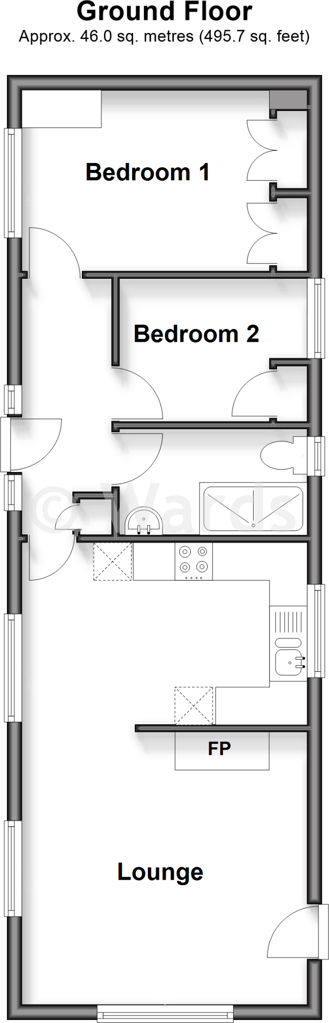 Faversham Road, Seasalter, Whitstable, Kent floorplan