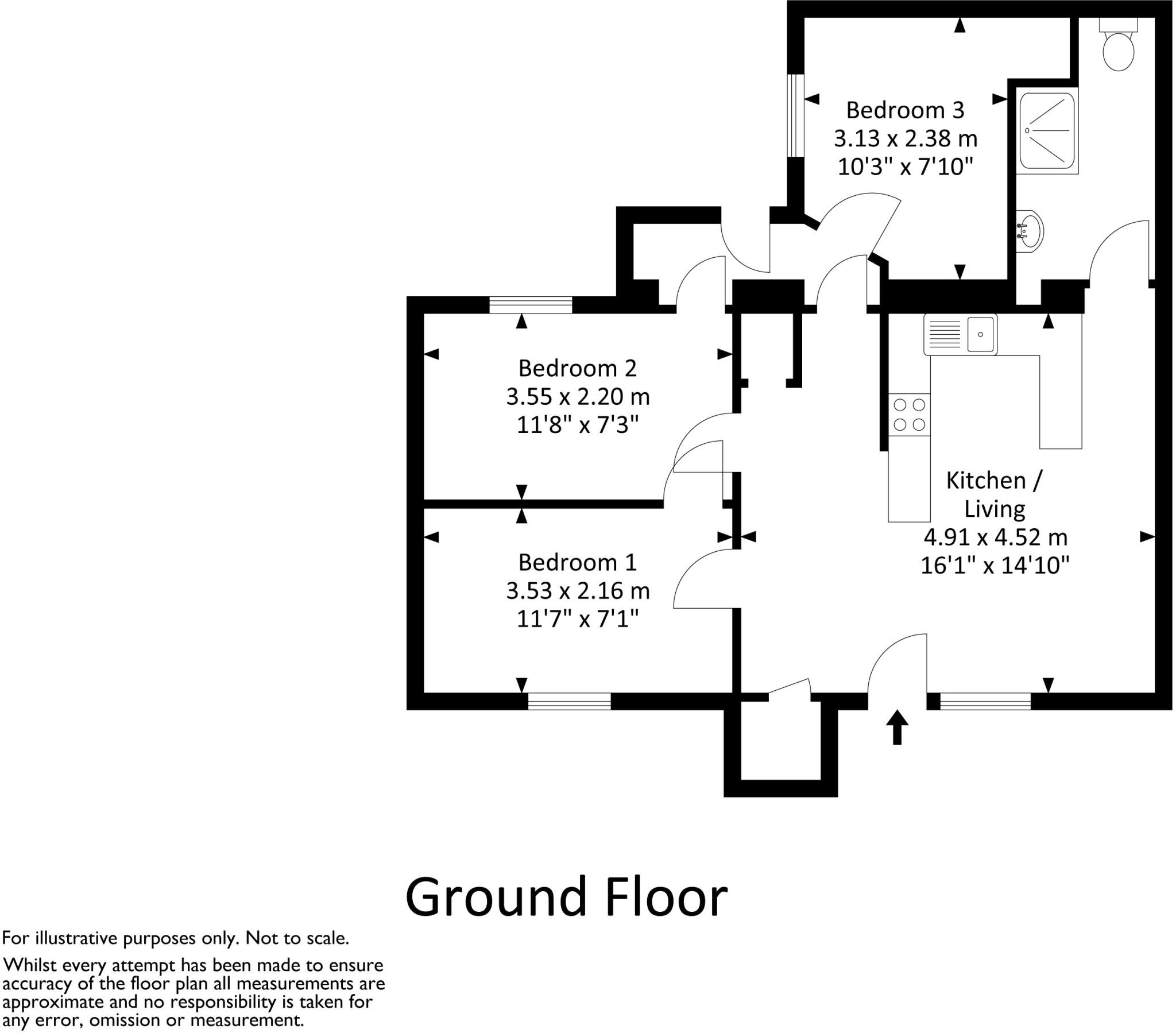 Garden Flat, Pitville Place, Cotham, Bristol, Bristol City floorplan