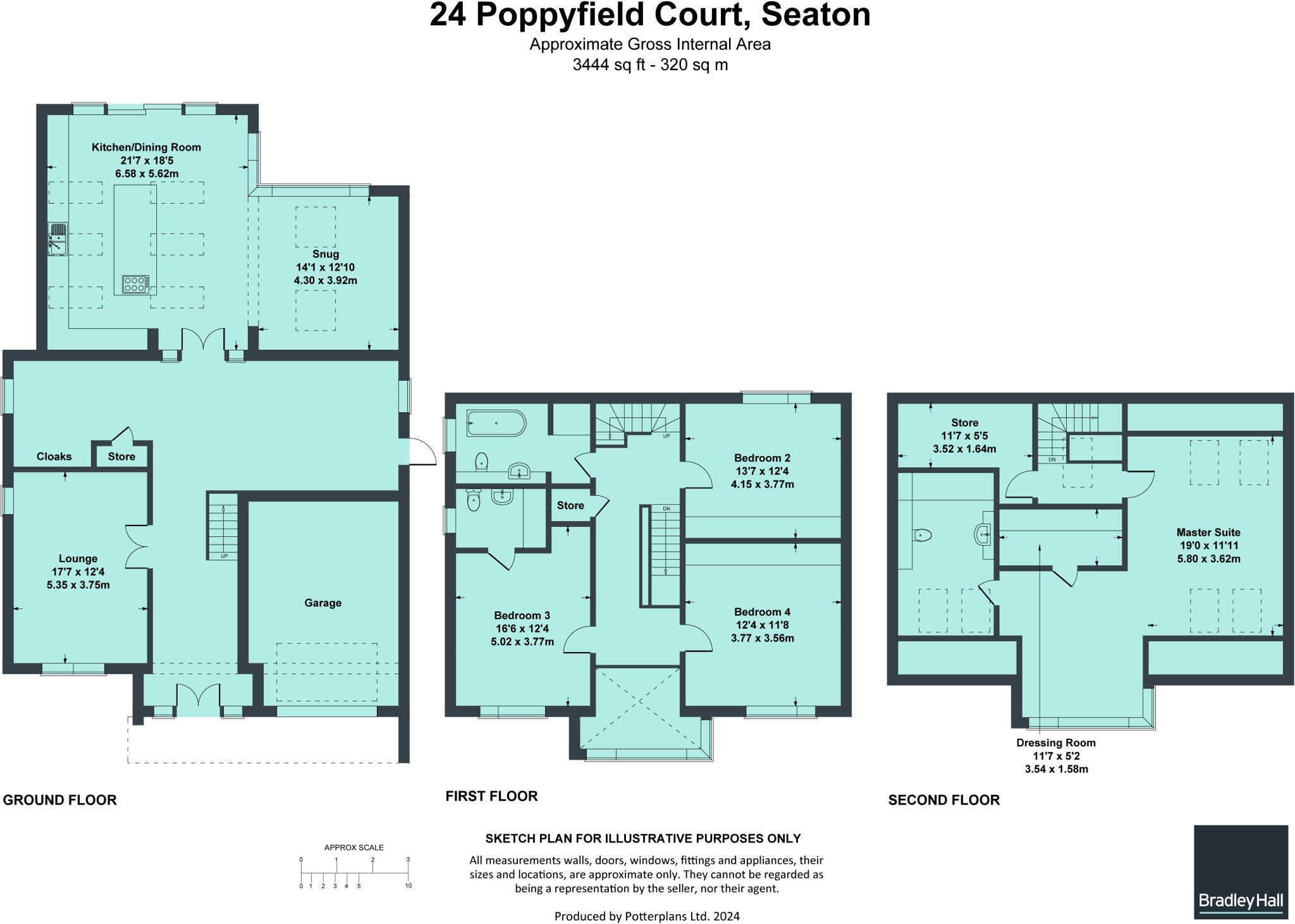 Poppyfield Court, Seaton Village, County Durham, SR7 floorplan