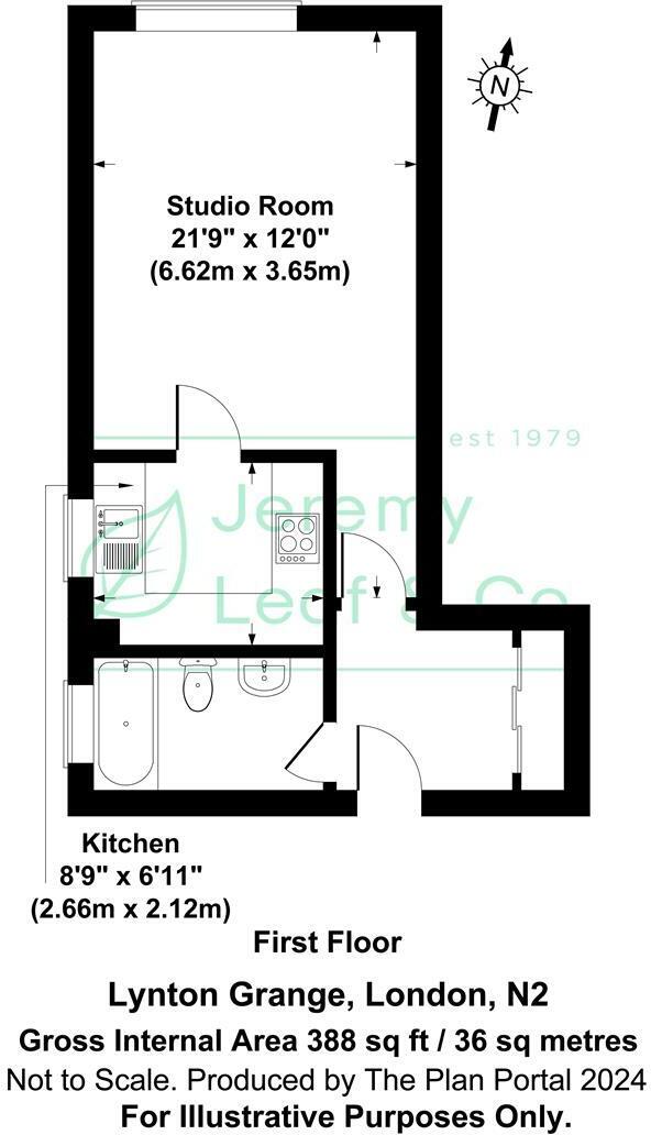 Lynton Grange, N2 floorplan