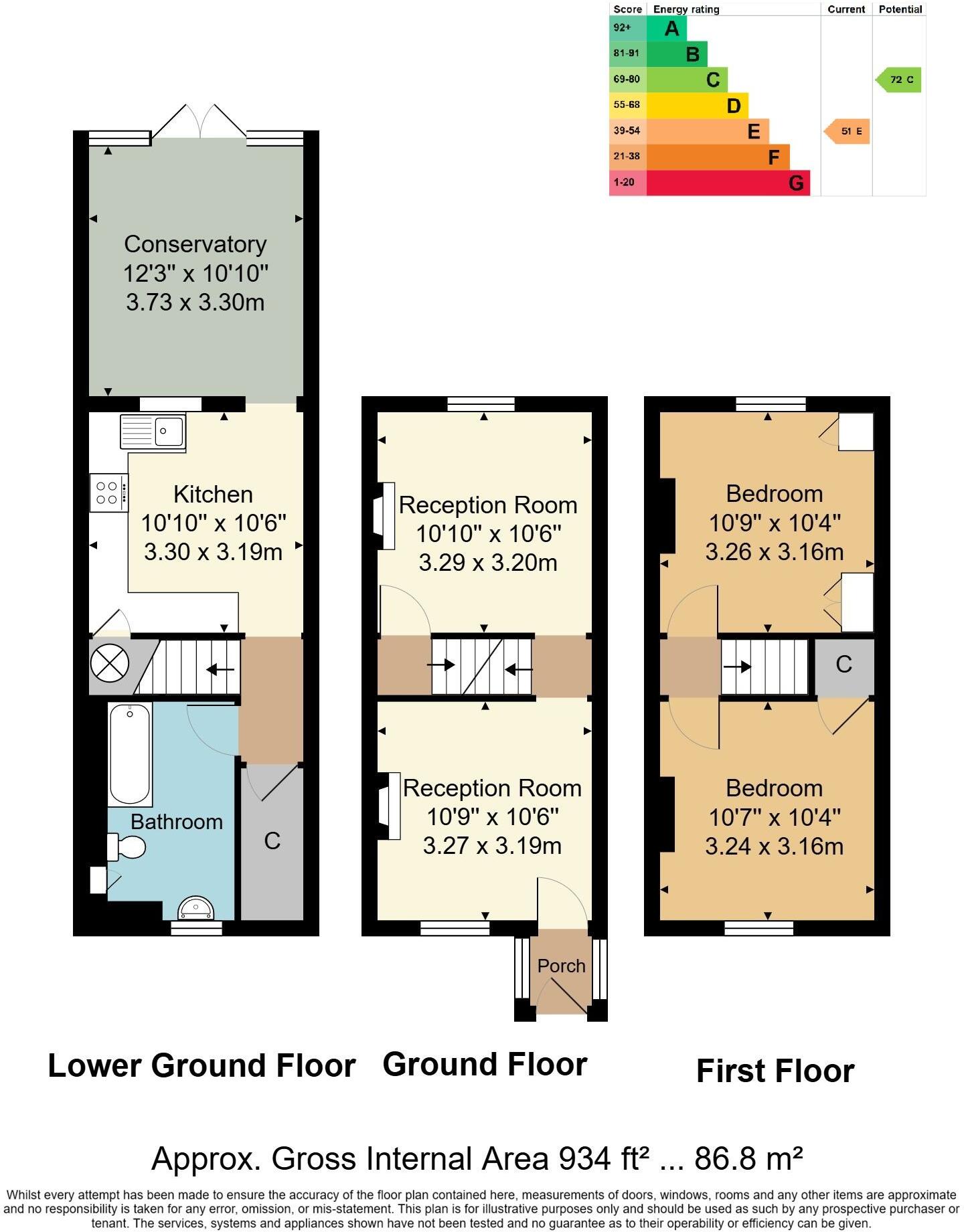 Modest Corner, Southborough floorplan