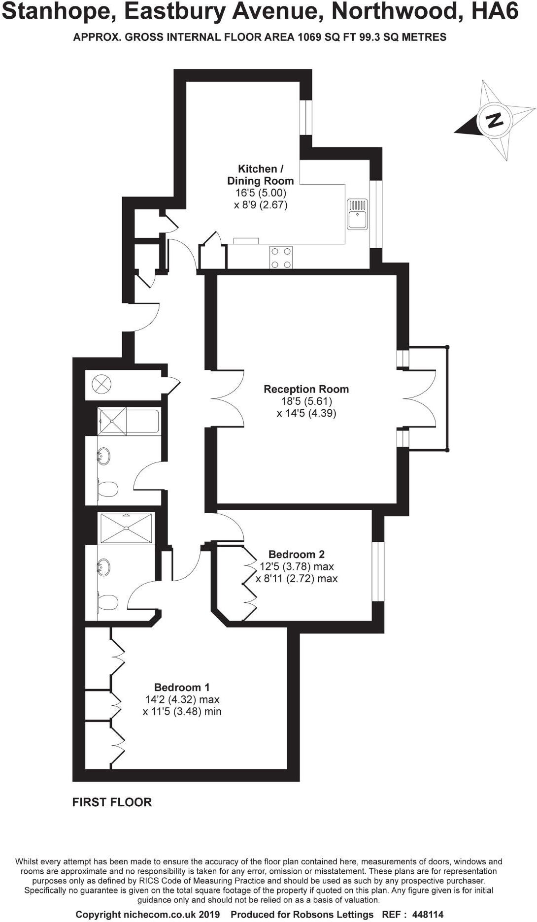 25 Eastbury Avenue, Northwood floorplan