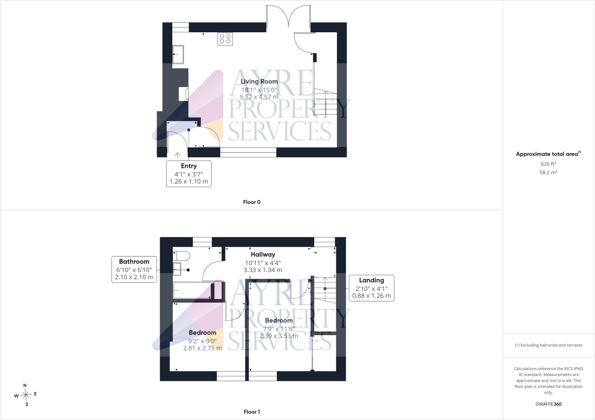 Ryehill Cottages, Thropton, Morpeth, Northumberland floorplan