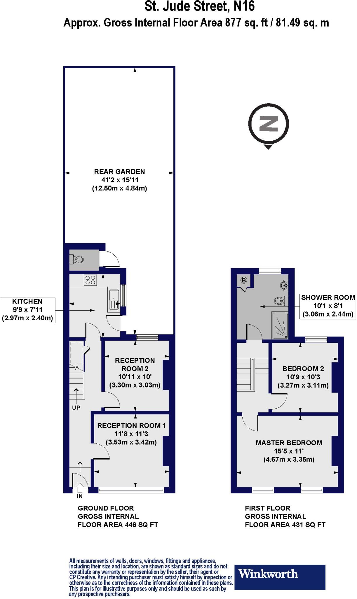 St. Jude Street, London, N16 floorplan