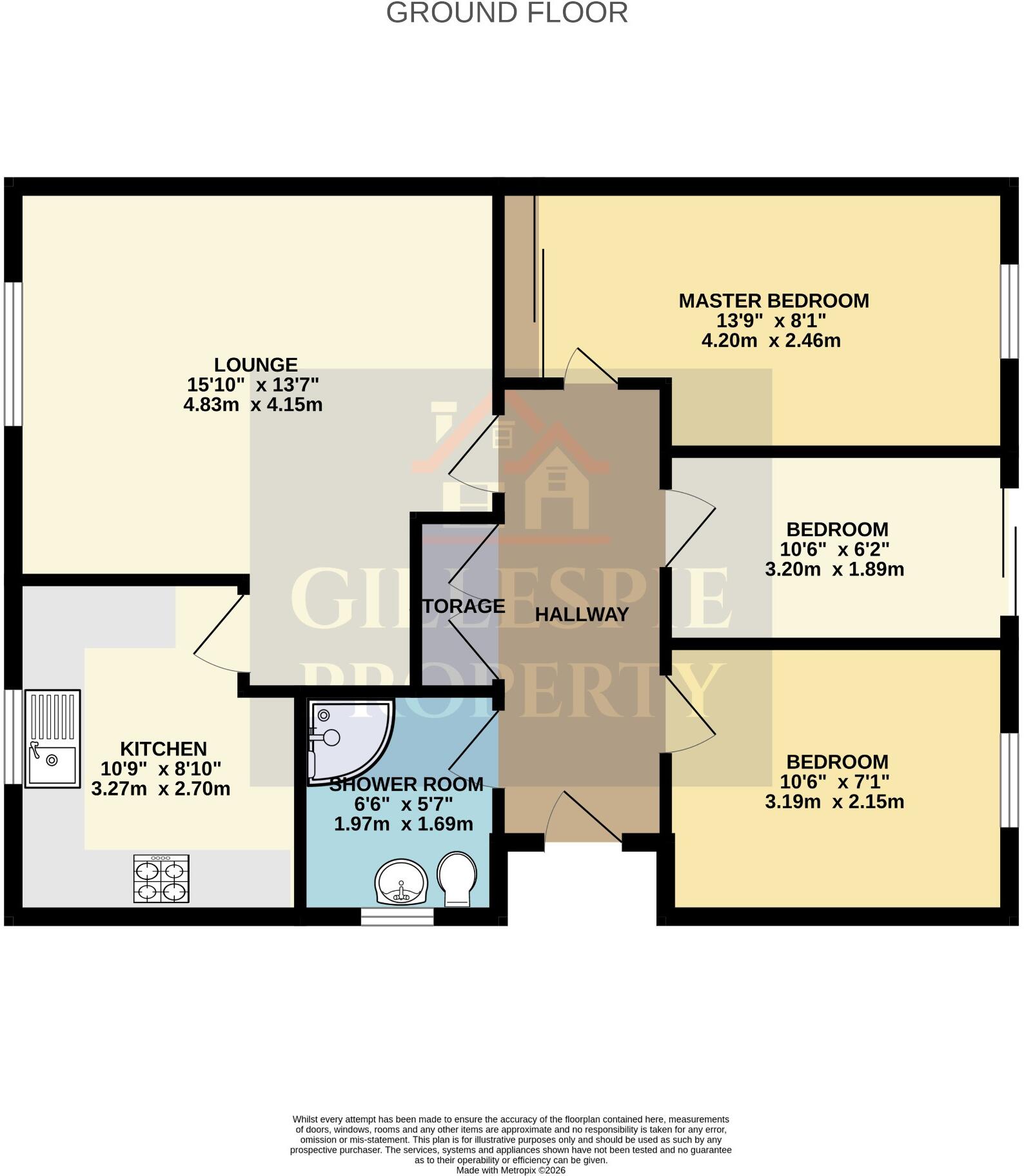 17 Maple Avenue, Stenhousemuir, Larbert, Stirlingshire, FK5 4BT floorplan