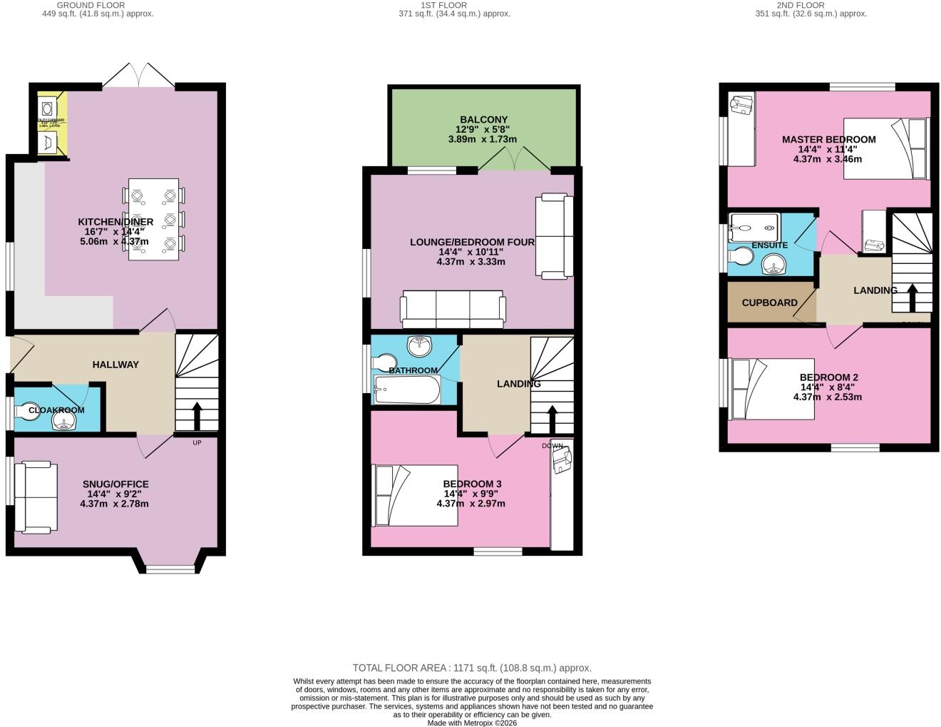 Springfield Court, Roberttown, Liversedge, West Yorkshire, WF15 floorplan