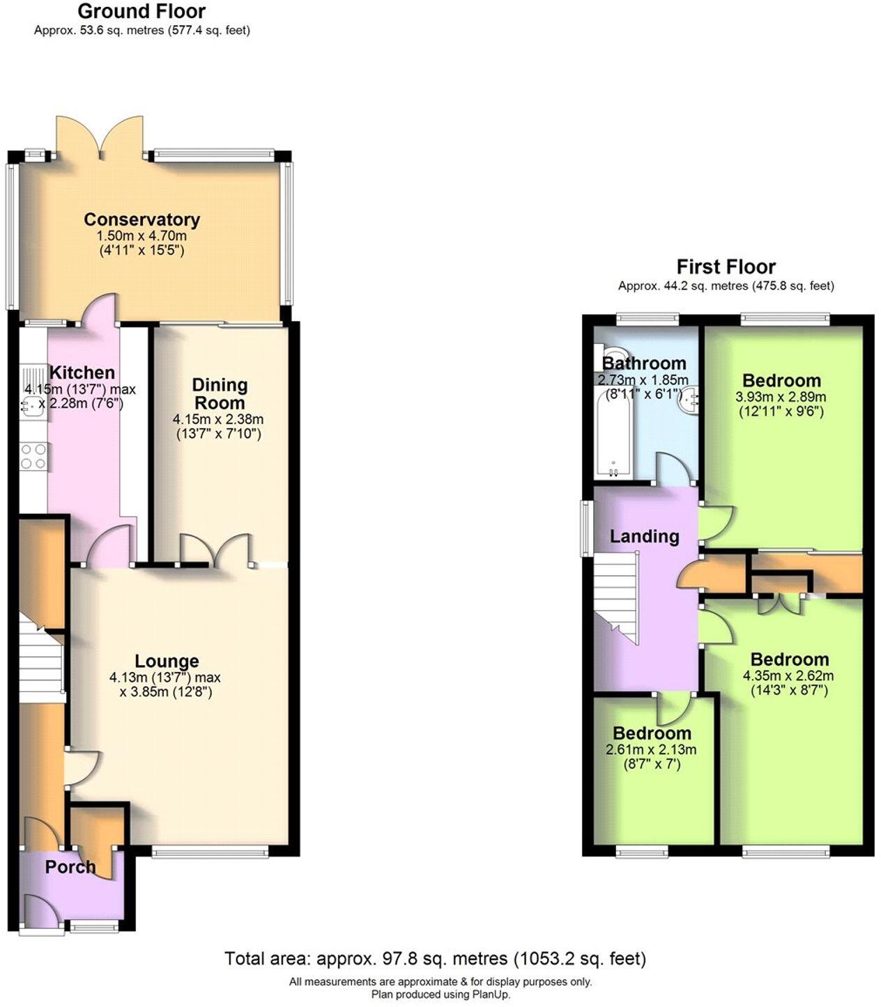 Old Hall Close, Wellington, TF1 floorplan