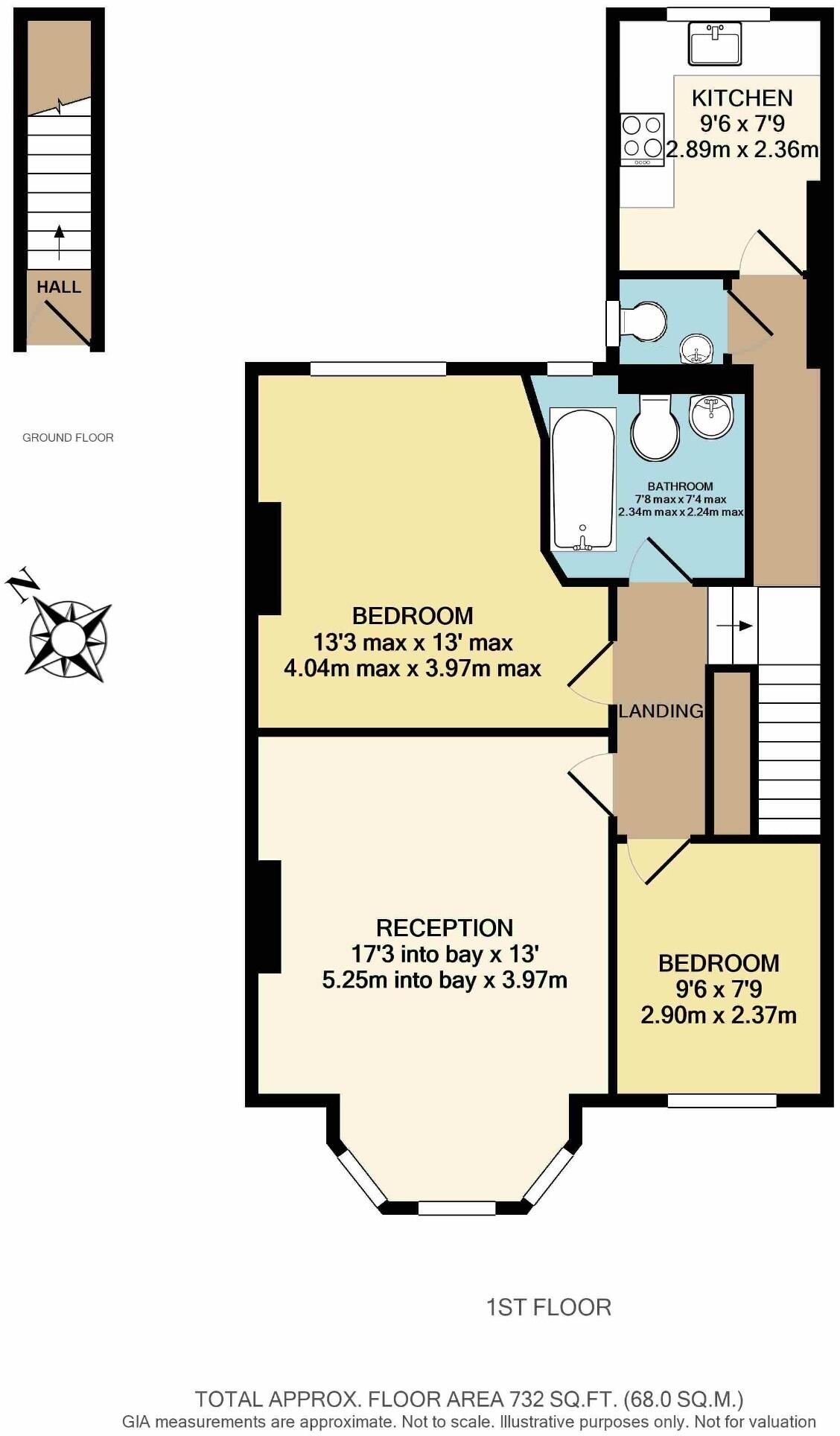 Belsize Avenue, Palmers Green, N13 floorplan