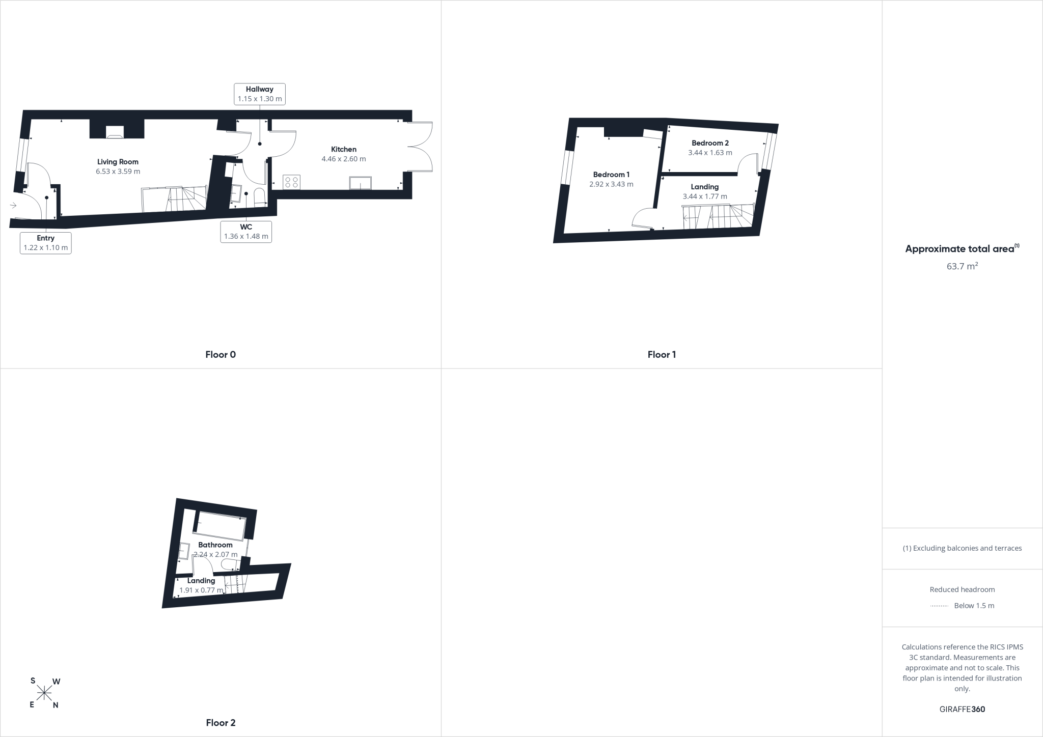 Trumpet Road, Cleator, Cumbria, CA23 floorplan