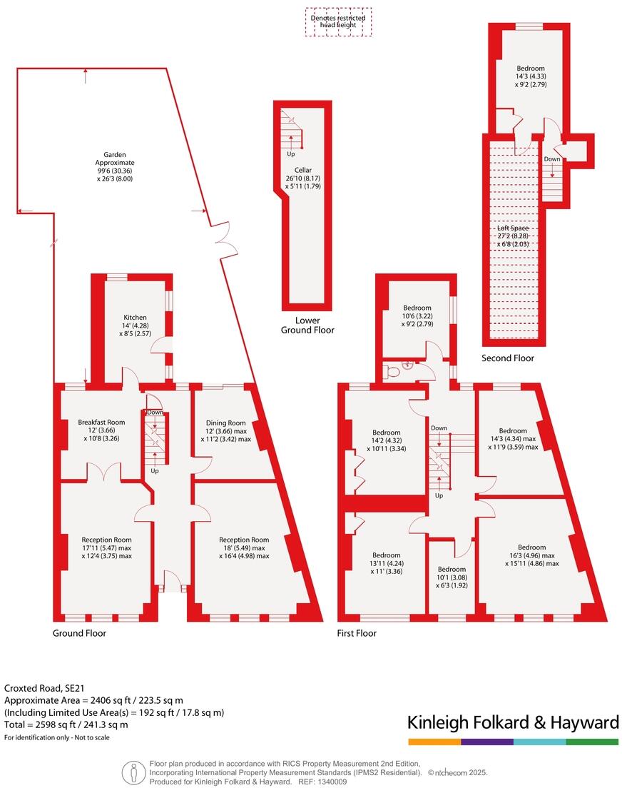 Croxted Road, Dulwich, London, SE21 floorplan