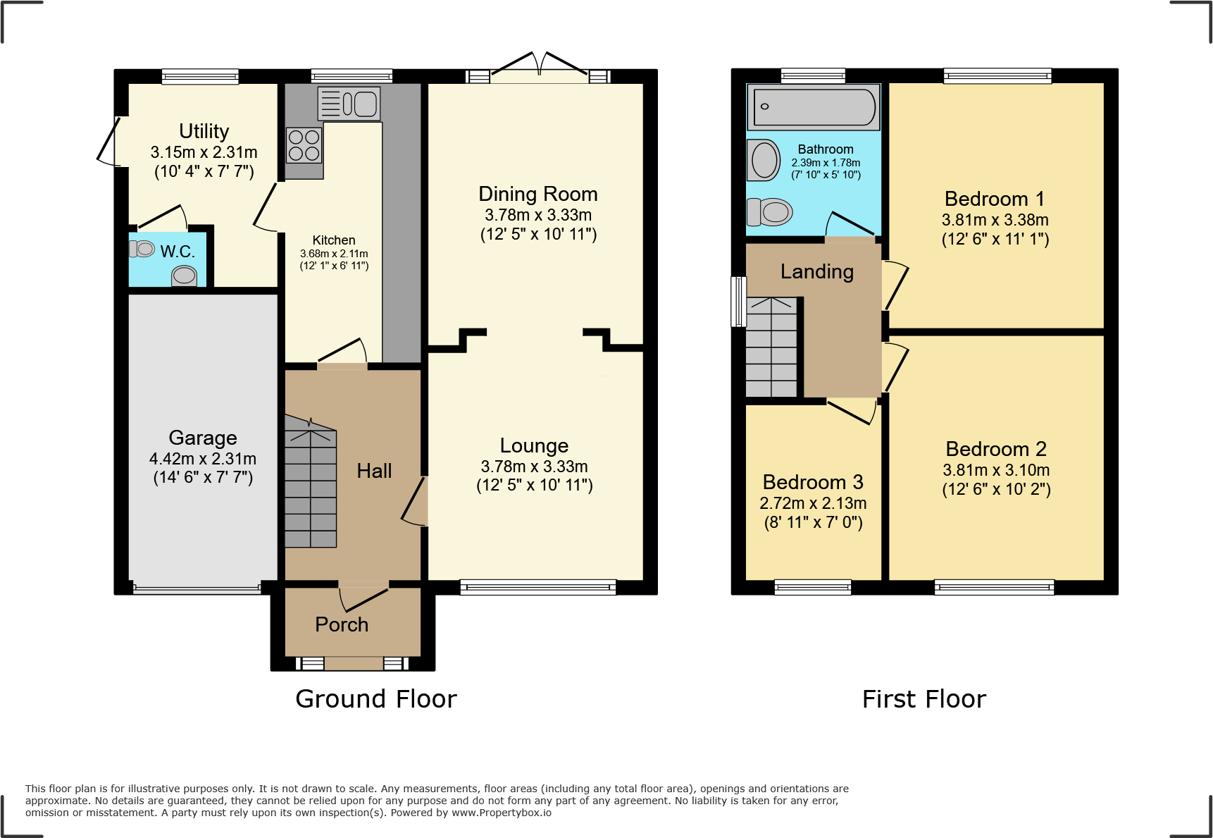 White Acres Road, Mytchett, Camberley floorplan