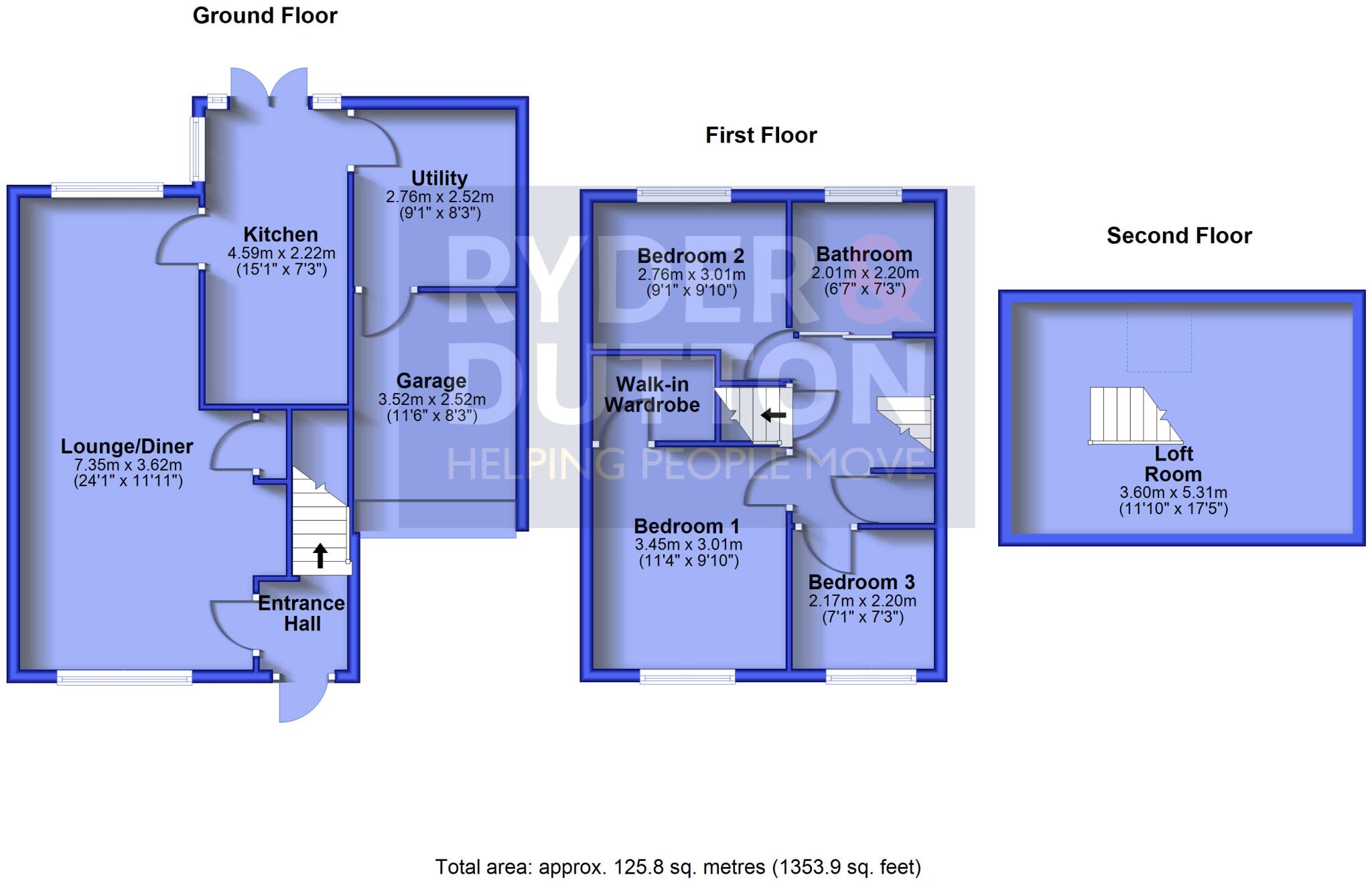 Turner Street, Lees, Oldham, Greater Manchester, OL4 floorplan