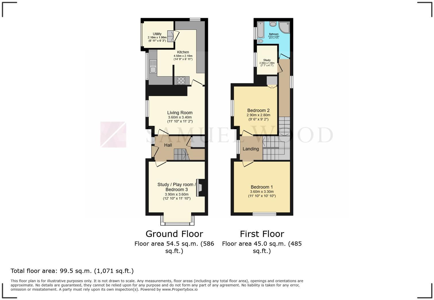 Upper Galdeford, Ludlow floorplan