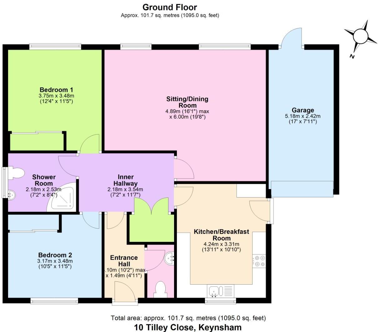 Tilley Close, Keynsham, Bristol floorplan