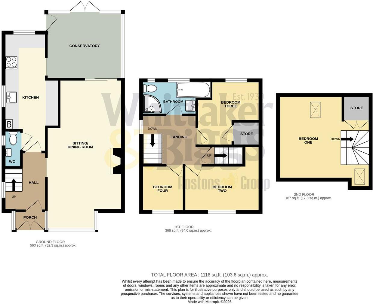 Weston Street, Leek, ST13 6EP floorplan