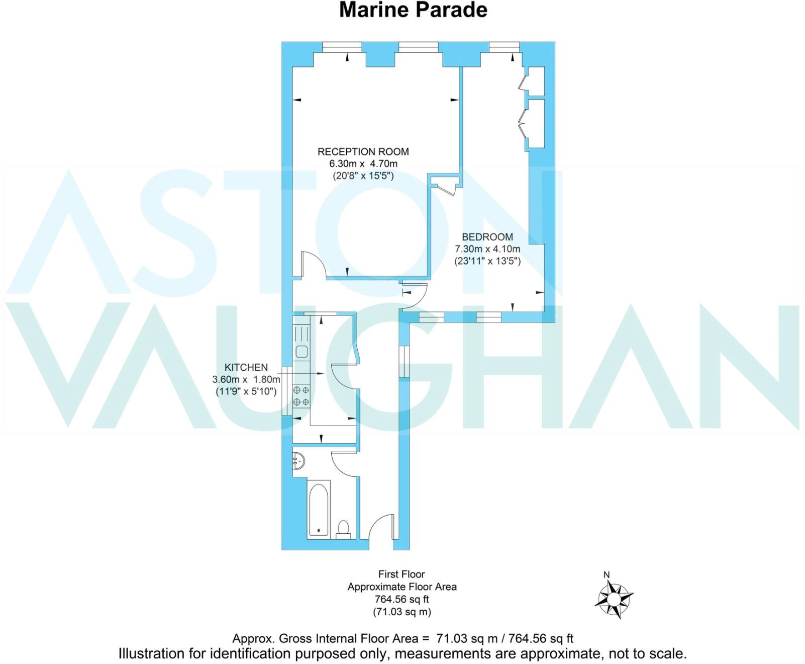 Victoria Mansions, Brighton floorplan
