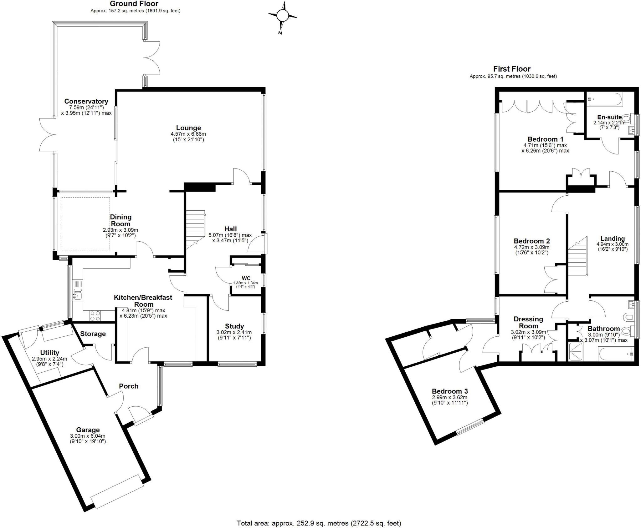 The Poplars, Hollow Drive, Stockton Heath floorplan