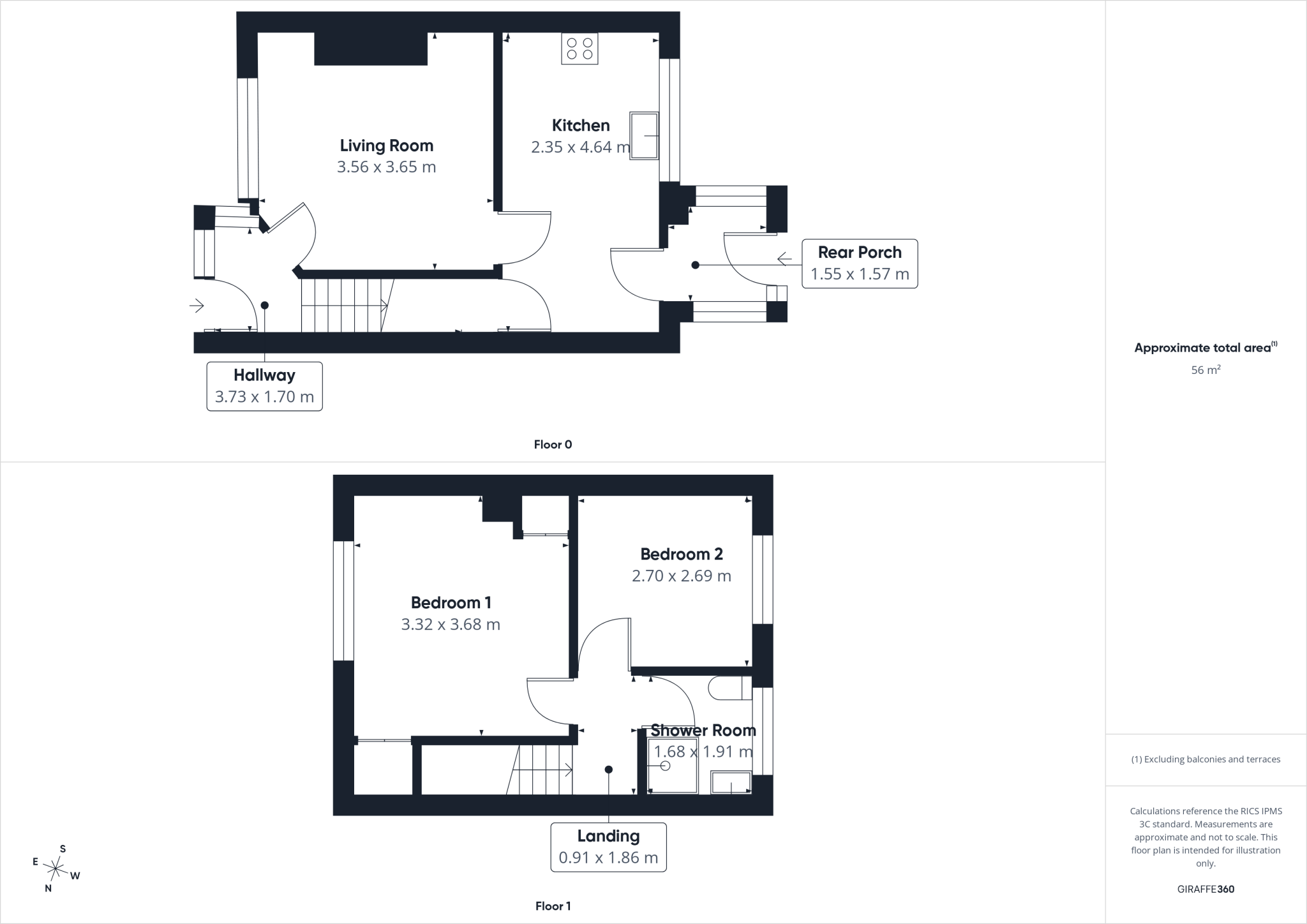 Queens Close, Whitehaven, Cumbria, CA28 floorplan